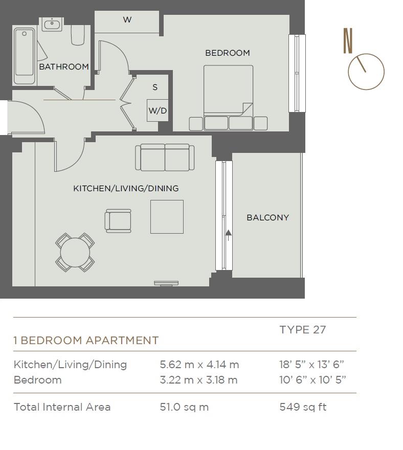 1 Bedrooms Flat for sale in Park Collection, Colindale Gardens, Colindale, London, UK NW9