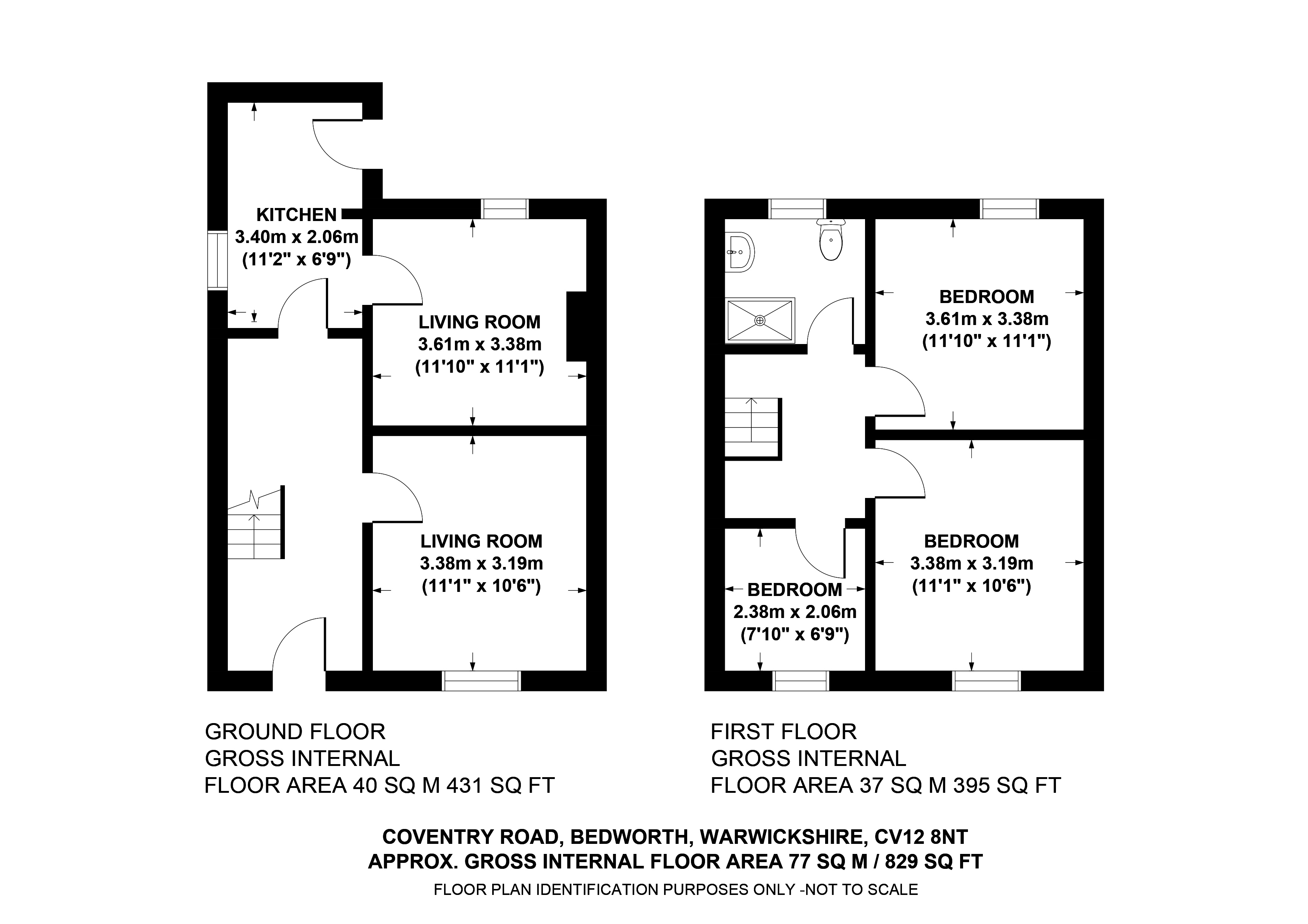 3 Bedrooms Terraced house for sale in Coventry Road, Bedworth, Warwickshire CV12