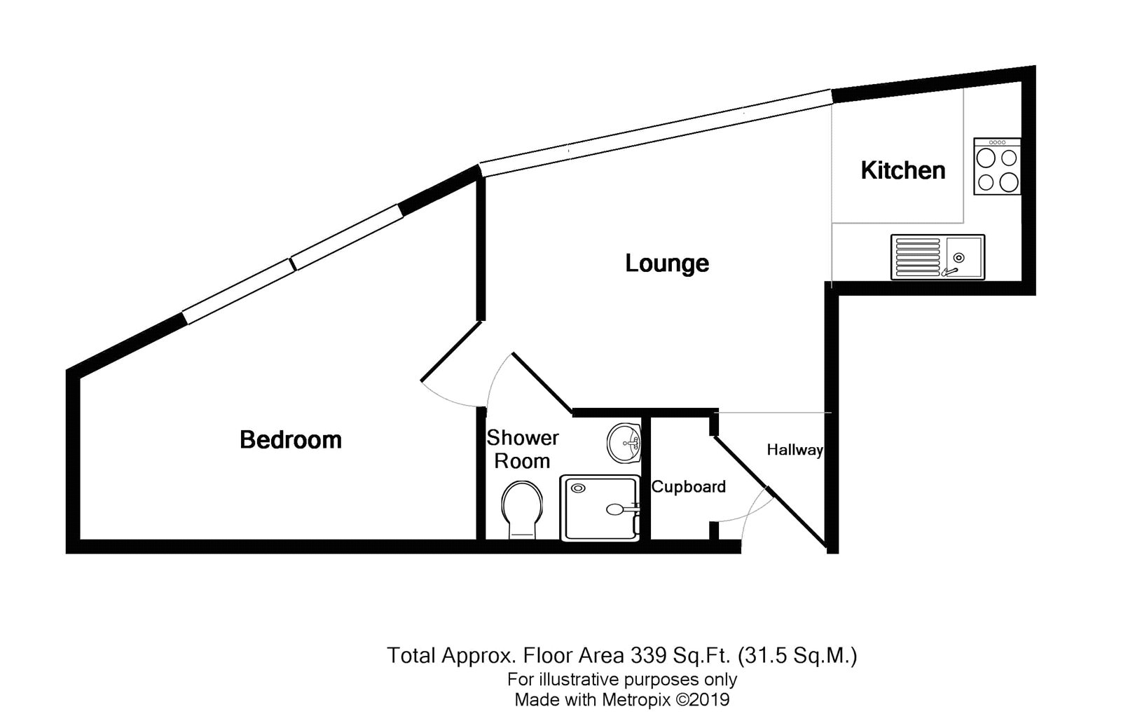 1 Bedrooms Flat for sale in The Eye, Glass Wharf, Bristol BS2