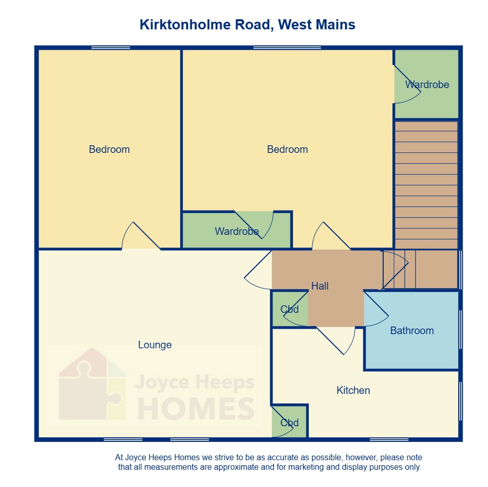 Kirktonholme Road, West Mains, East Kilbride G74, 2 bedroom flat for