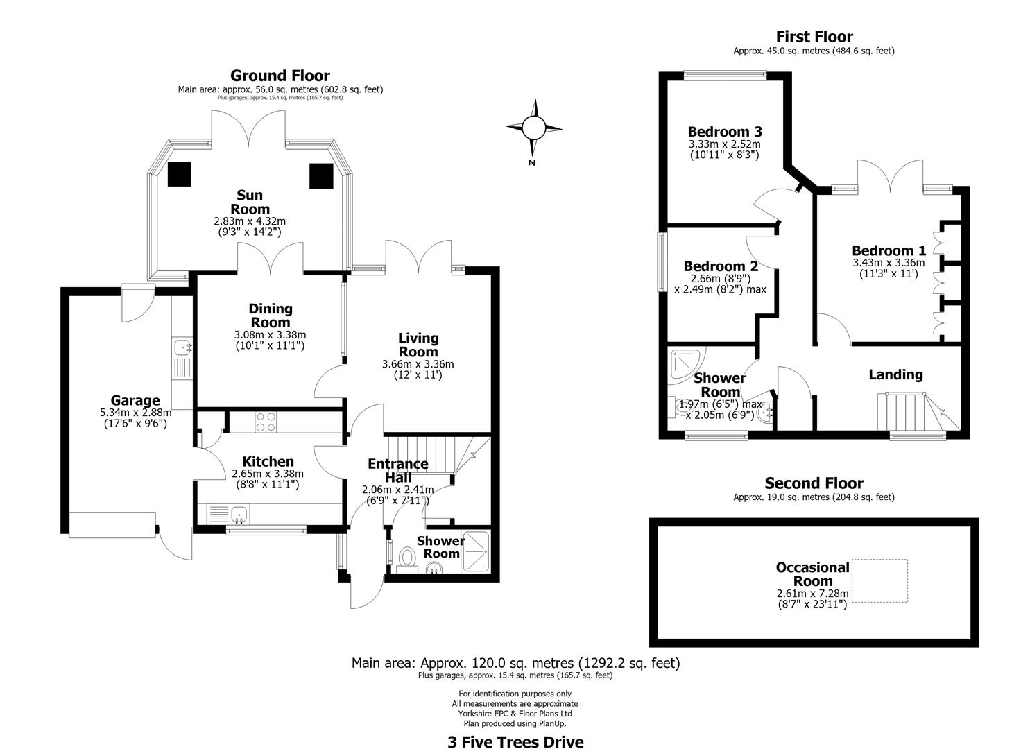 Five Trees Drive, Sheffield floorplan