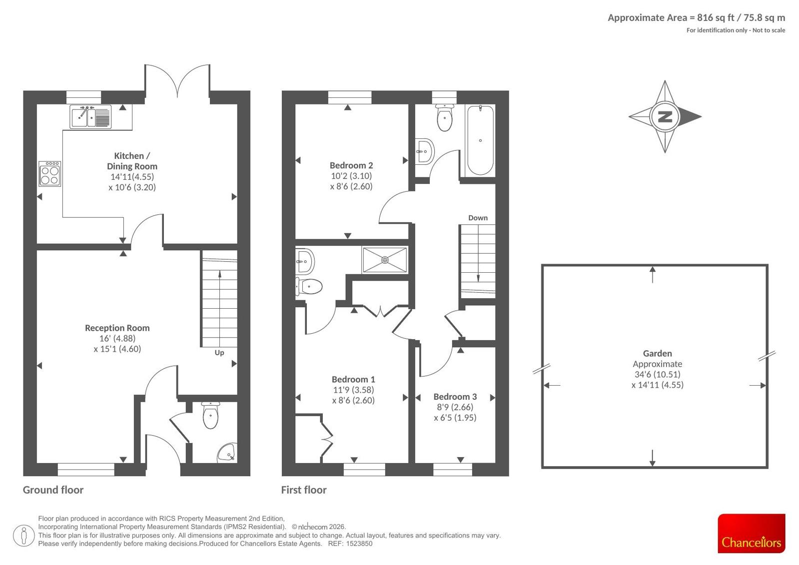 12, Corn Lane, Wantage floorplan