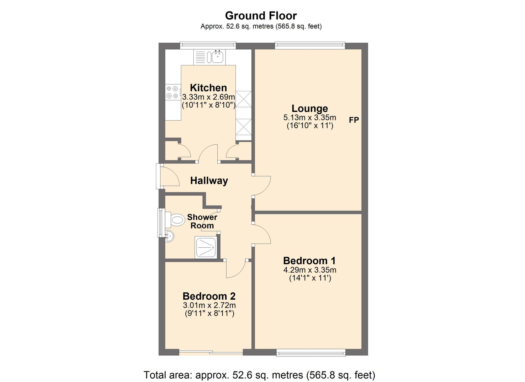 Danbury Close, Grassmoor S42, 2 bedroom detached bungalow to rent 64024157 PrimeLocation