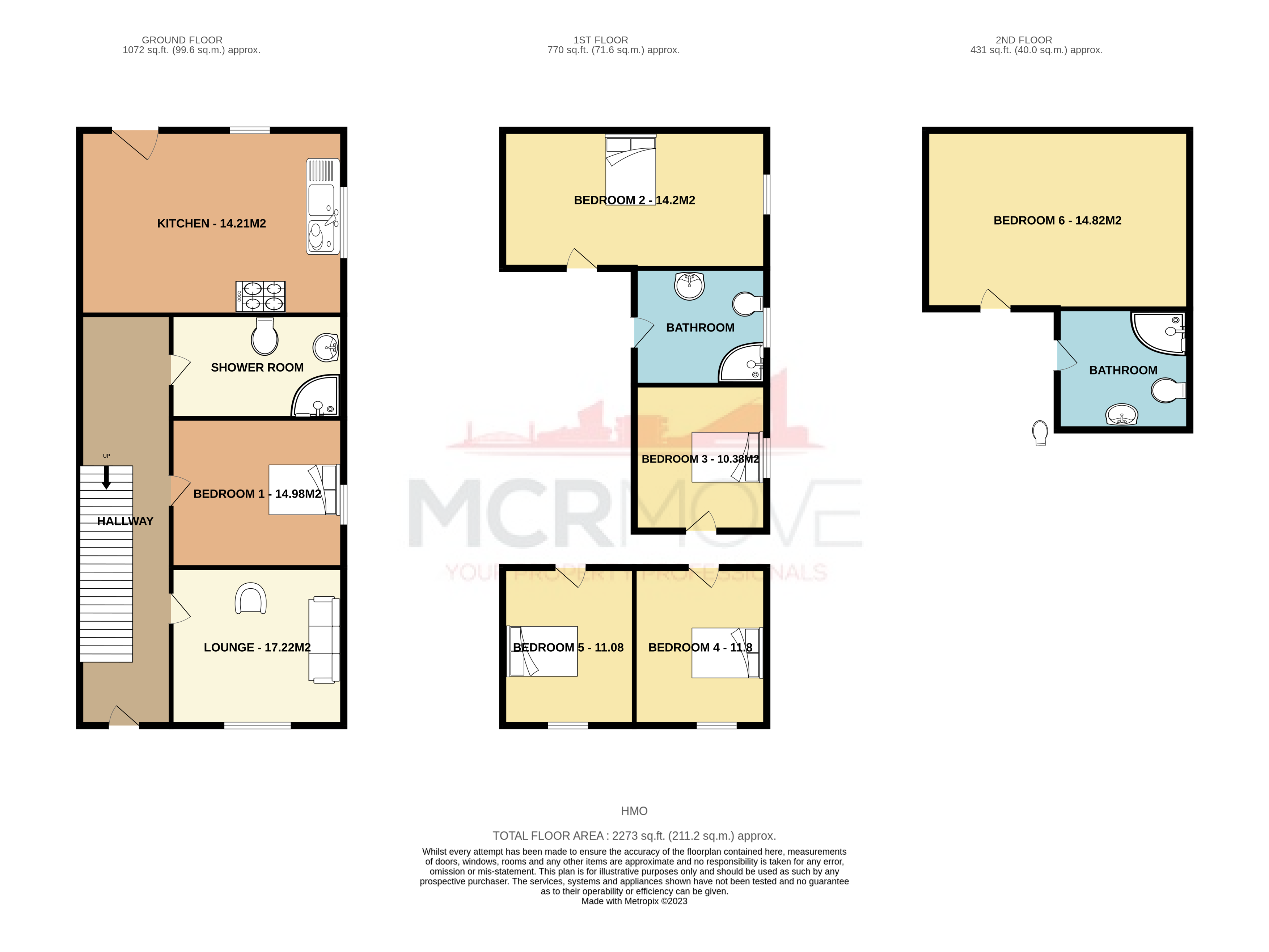 3, Burlington Road, Manchester floorplan