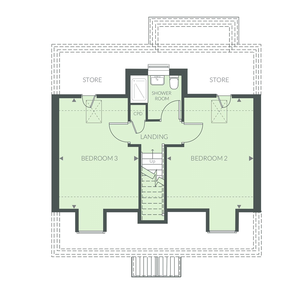 Plot 273 The Violet, The Oaks,, Plot 273 The Violet, The Oaks, Honiton floorplan
