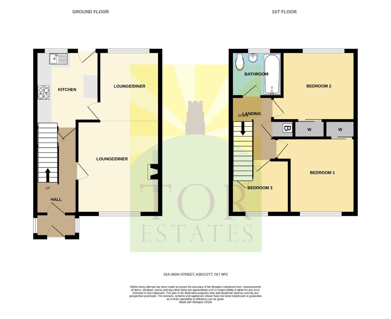 33a, High Street, Ashcott floorplan