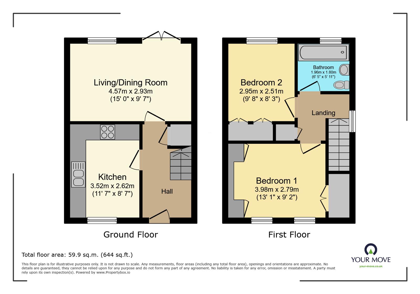 157, Wood Lane, Ashford floorplan