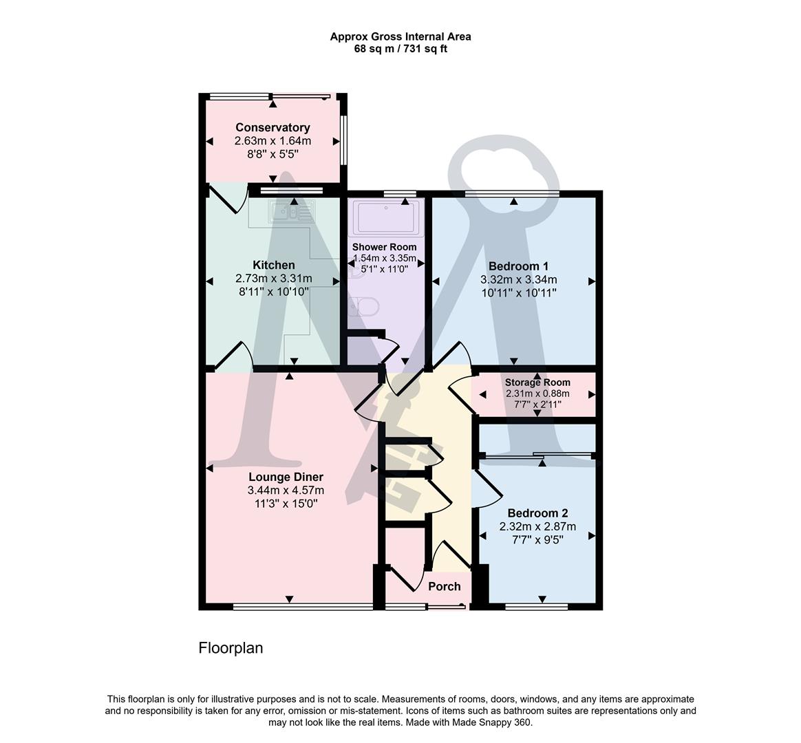18, Deepdale, Ibstock floorplan