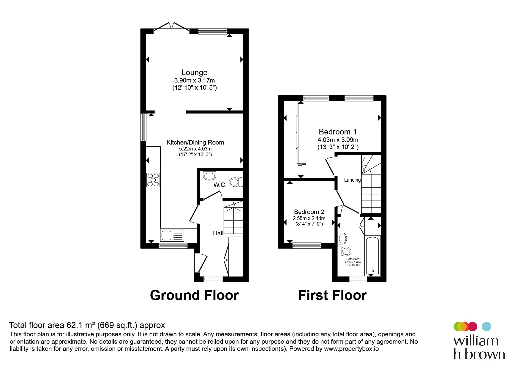 17, Coniston Road, Doncaster floorplan