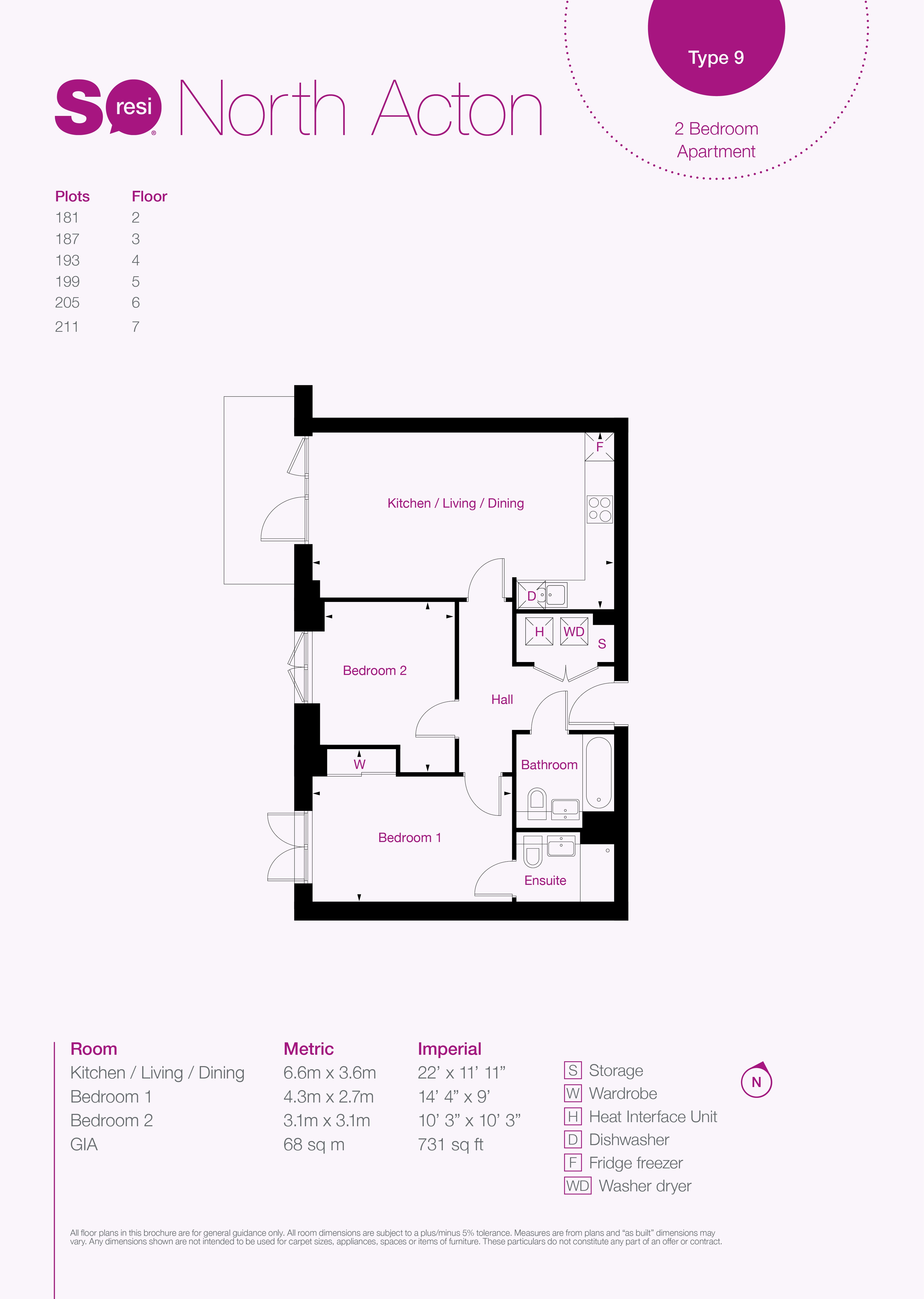 Acton, Acton floorplan