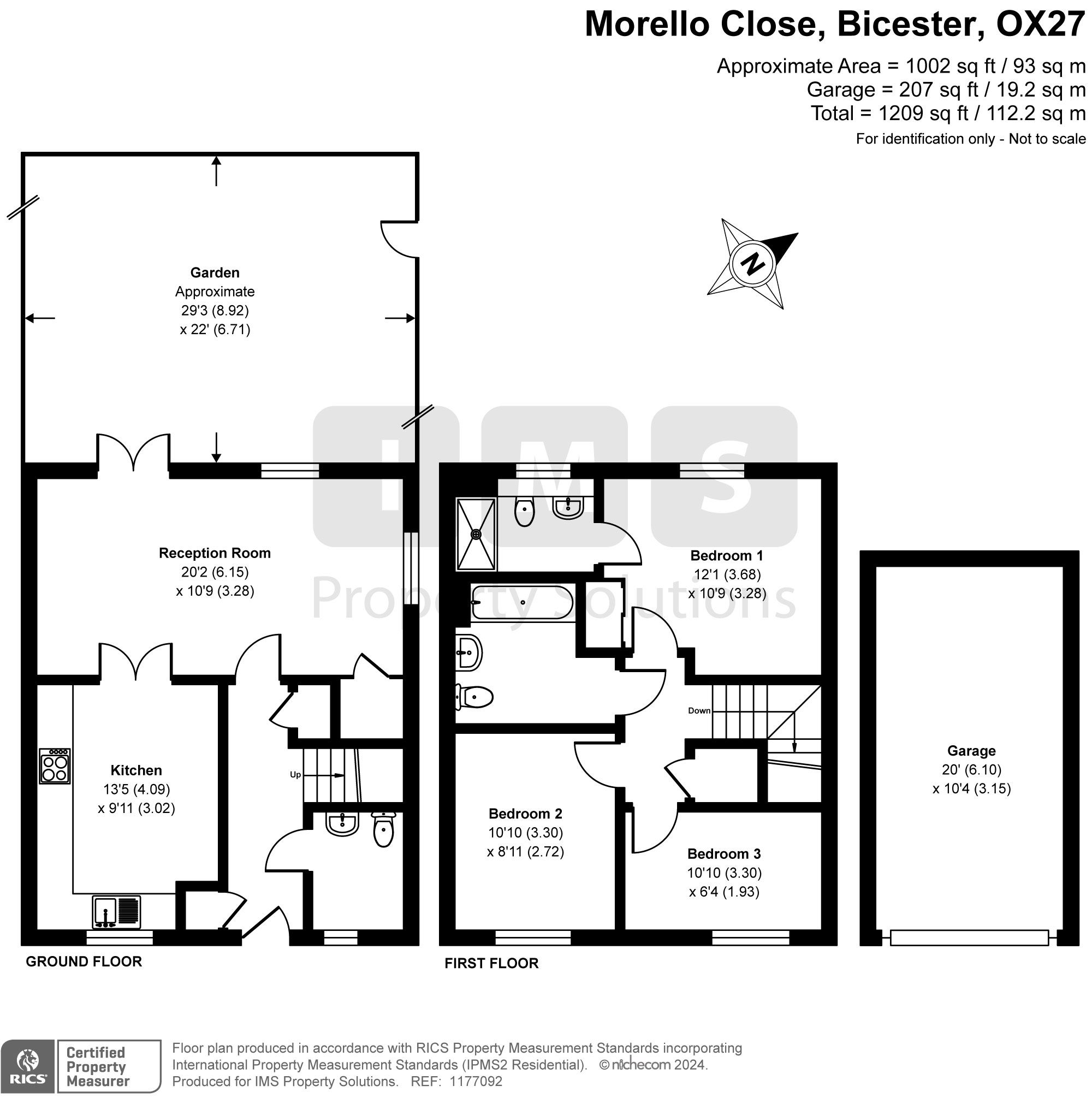 5 Morello Close, Bicester floorplan