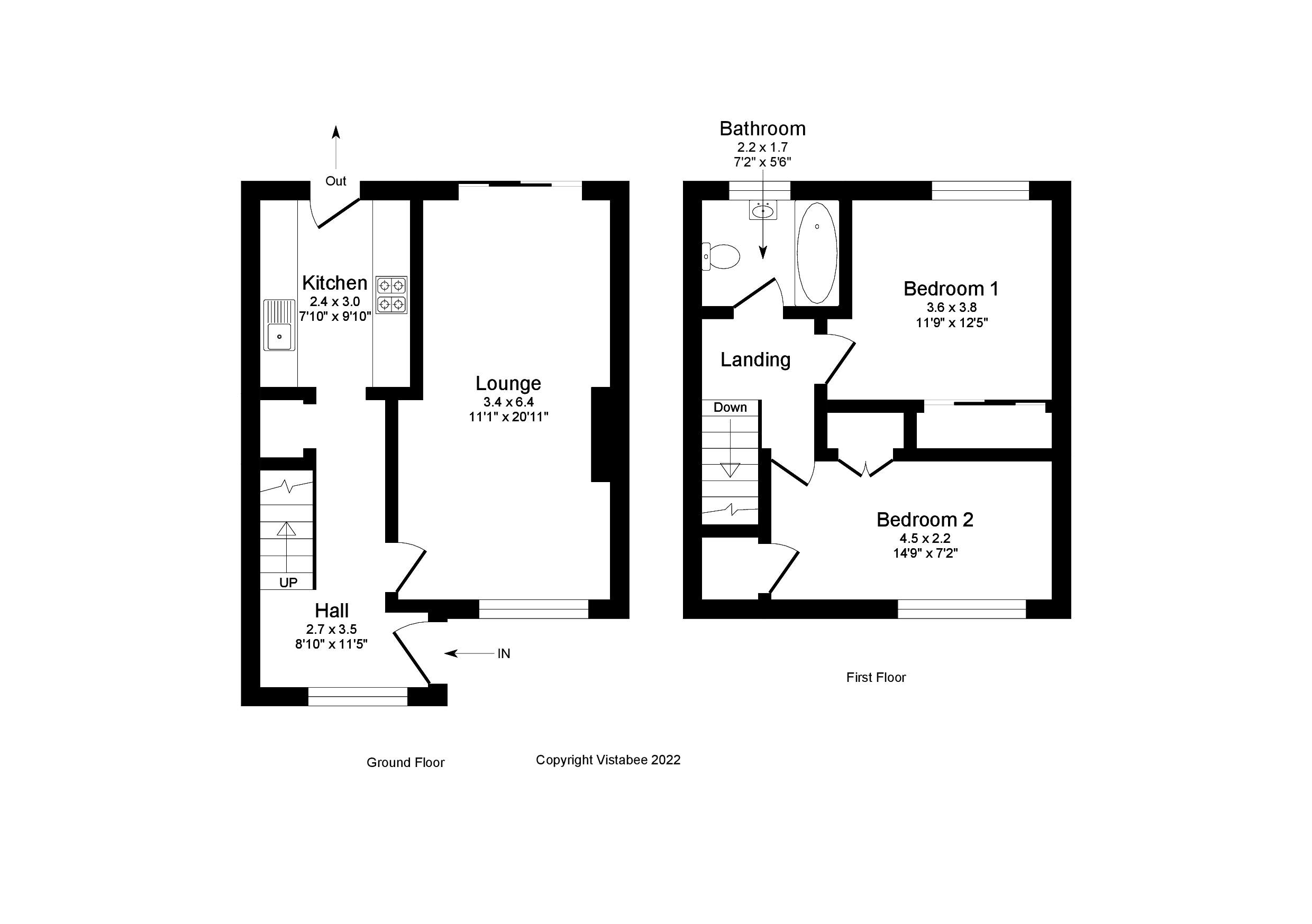 Woodlea Court, Crosshouse, Kilmarnock, East Ayrshire KA2, 2 bedroom end