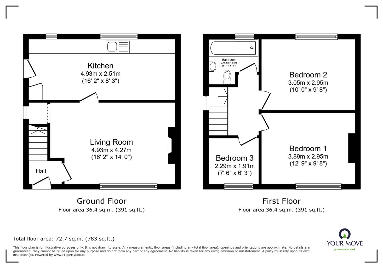 1, Taylor Street, Manchester floorplan