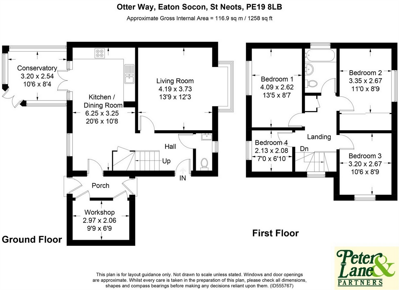 4 Bedrooms Detached house for sale in Eaton Socon, St Neots, Cambridgeshire PE19