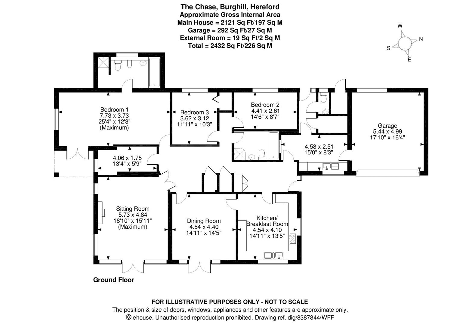 The Chase, Hereford floorplan