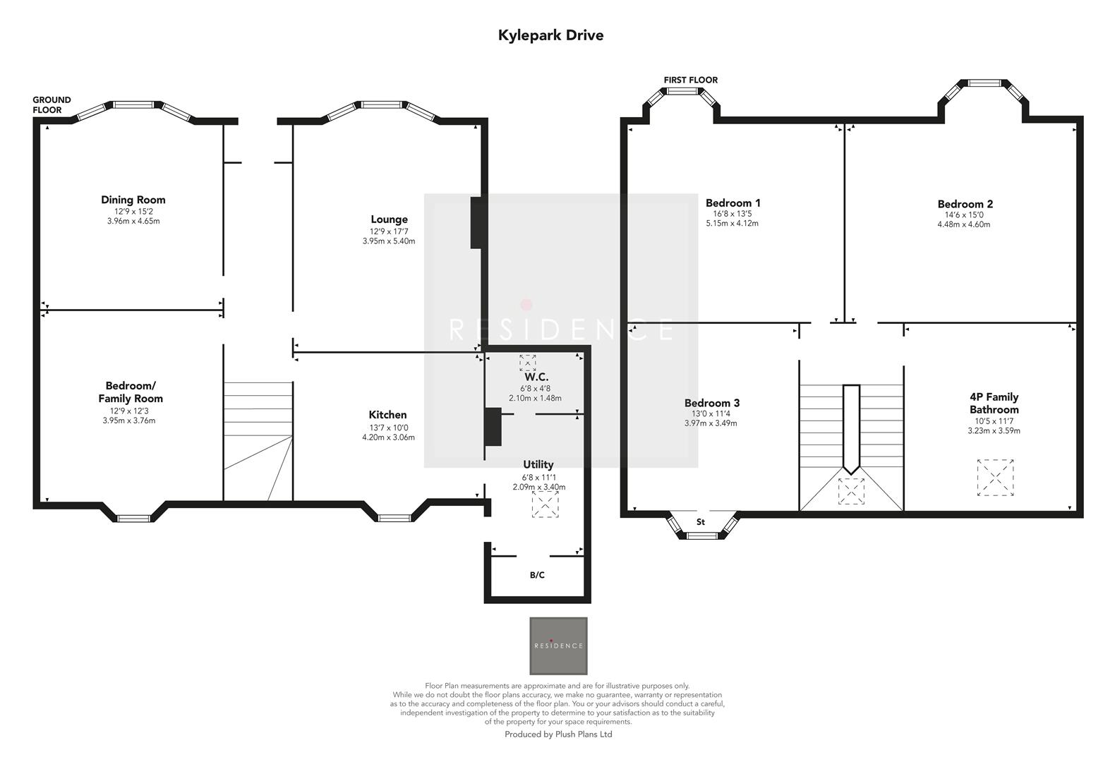 Rubaiyat, 113, Kylepark Drive, Glasgow floorplan