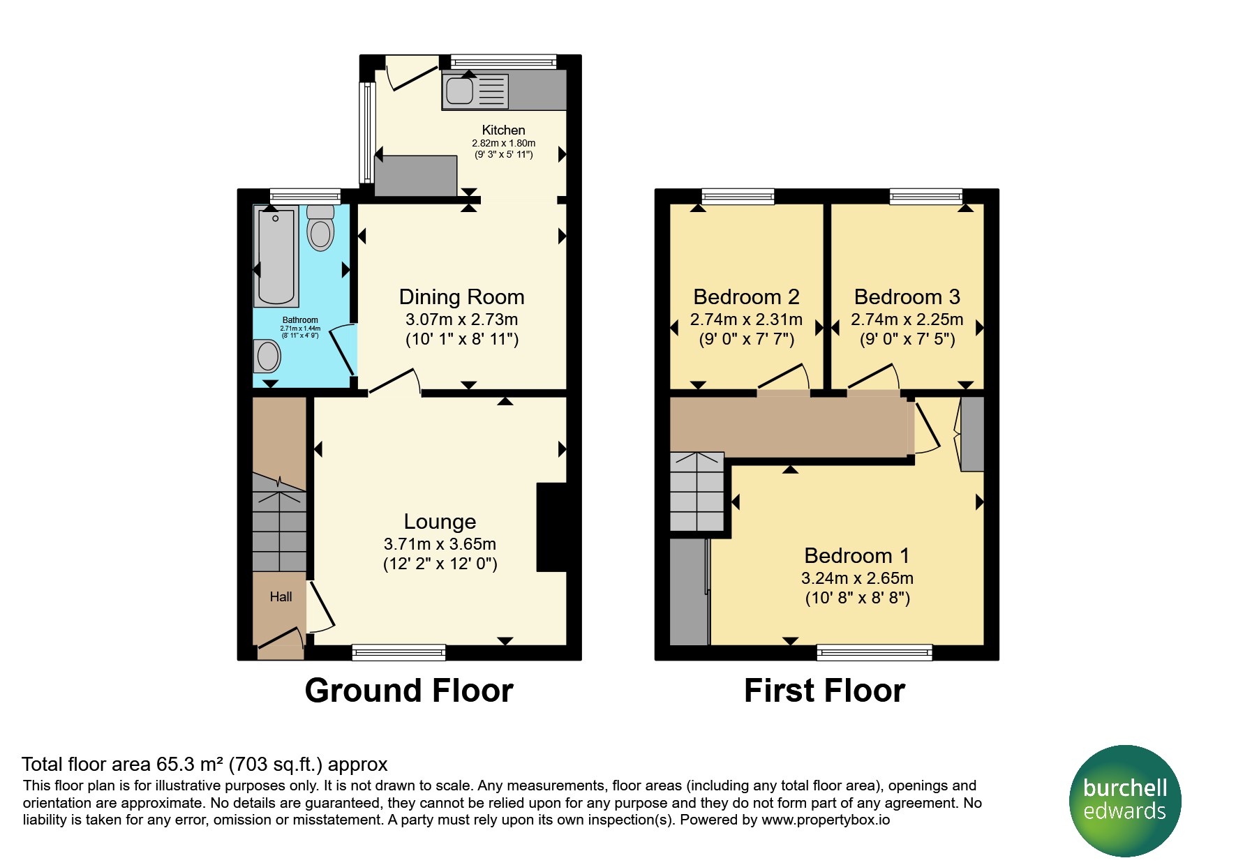 69, Pool Close, Nottingham floorplan