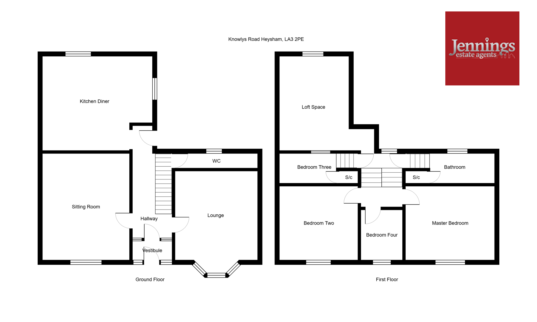 14, Knowlys Road, Morecambe floorplan
