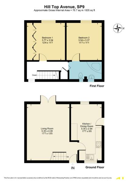 43, Hill Top Avenue, Tidworth floorplan