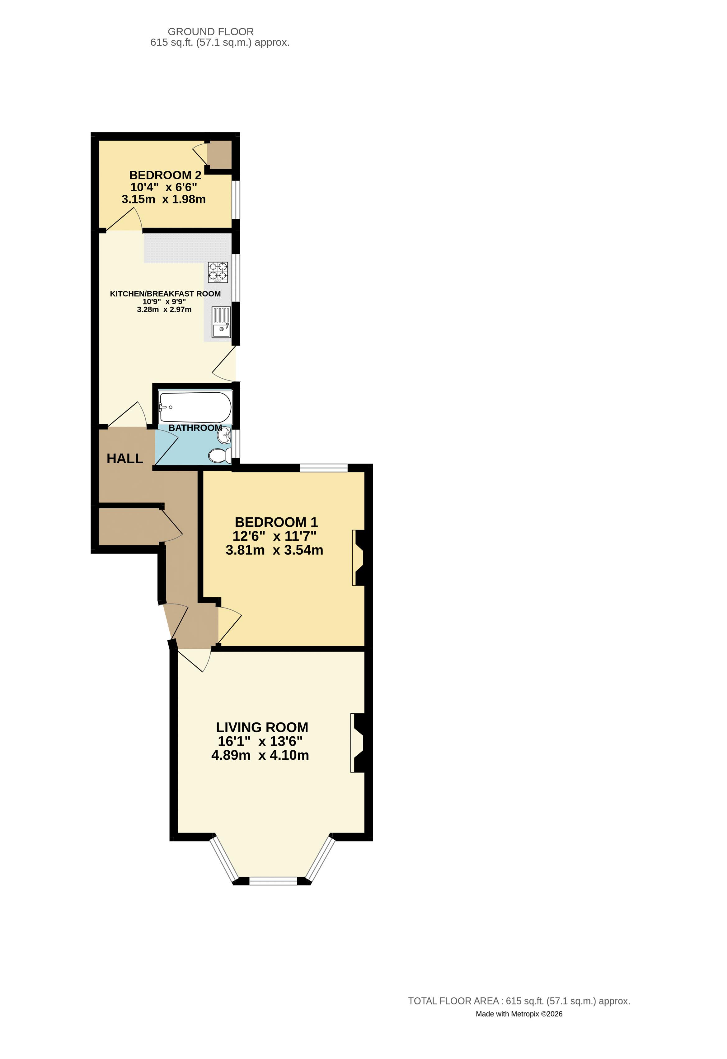 21, Cromwell Road, Plymouth floorplan