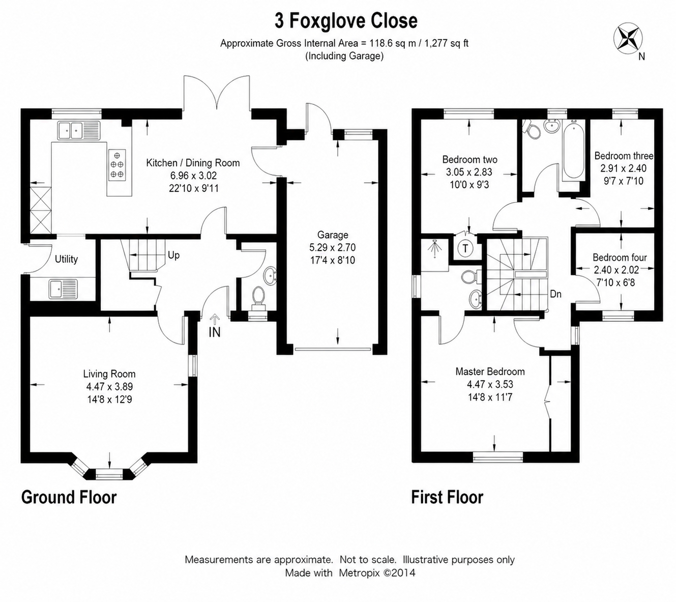 3, Foxglove Close, Winkfield Row floorplan