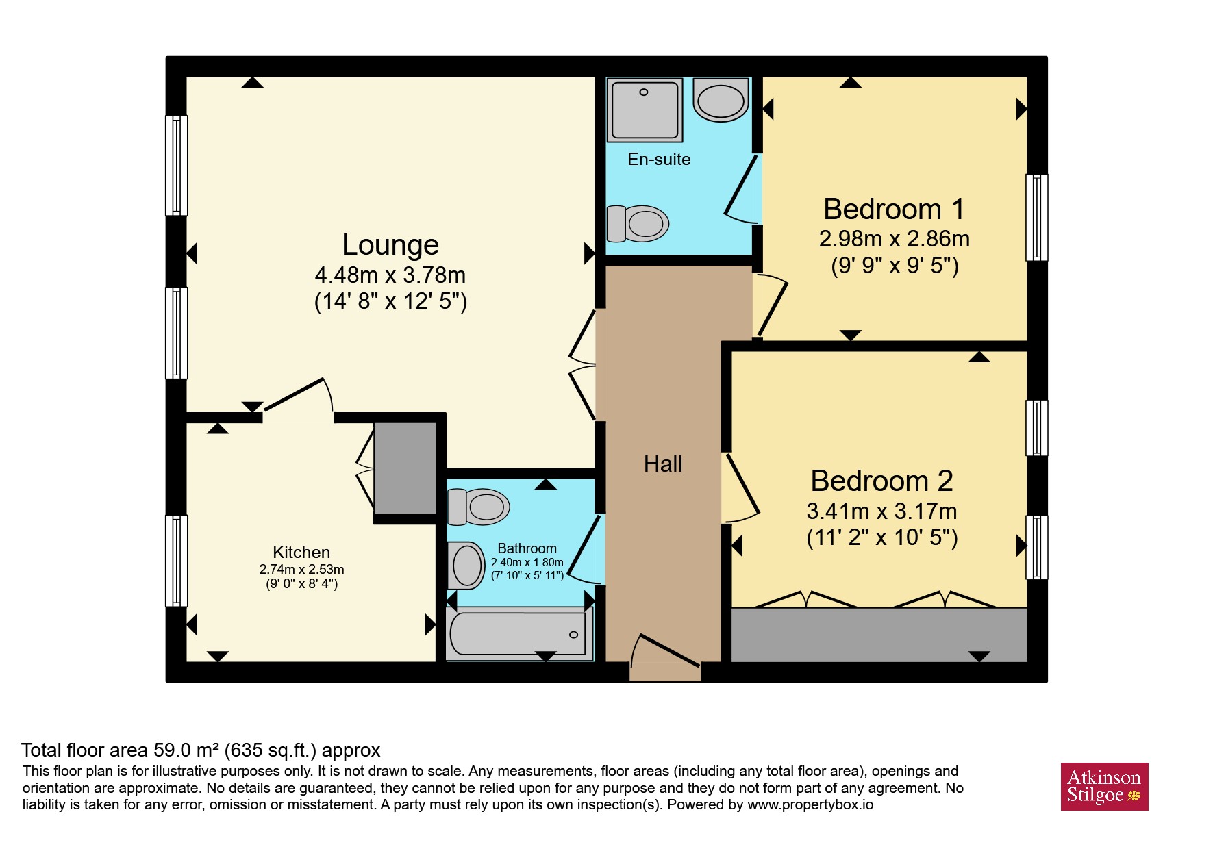 Flat 20, Kenilworth Hall, Bridge Street, Kenilworth floorplan