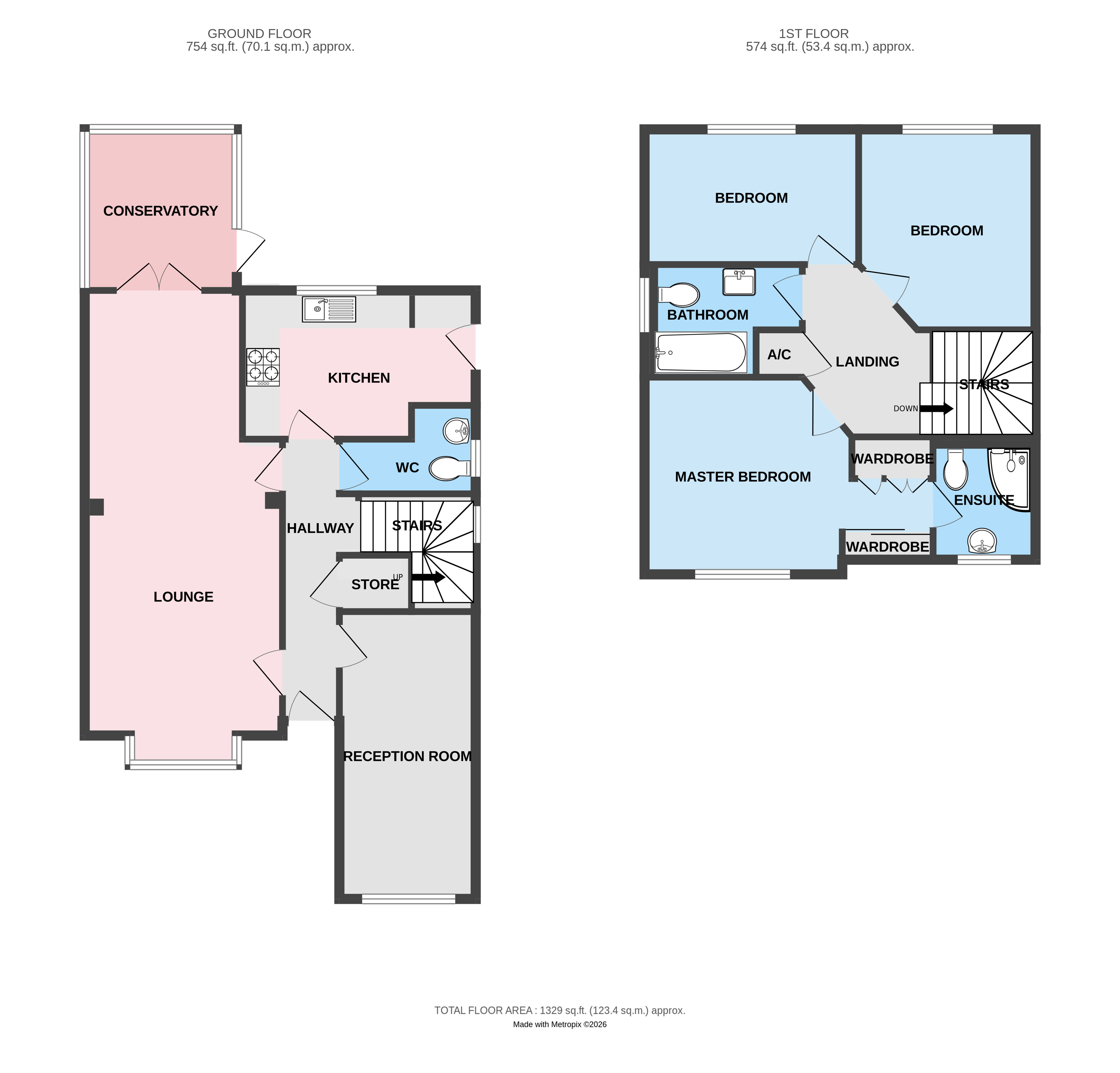 11, Brockwood Copse, Telford floorplan