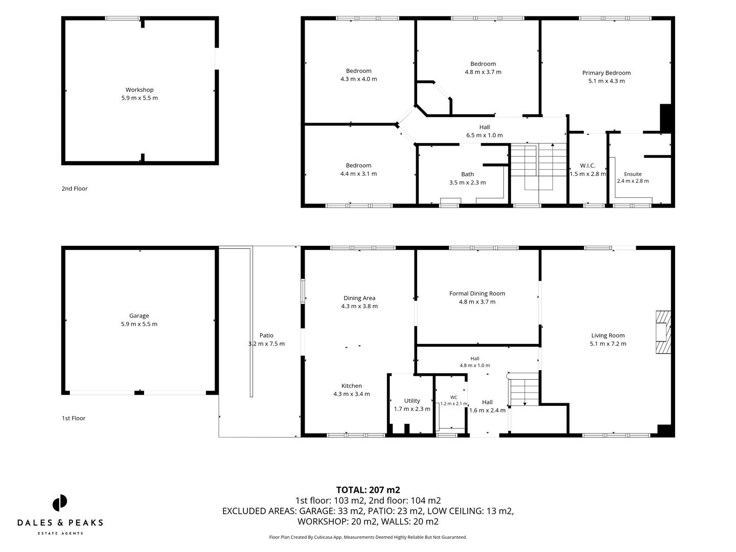 Moore House, Greenaway Lane, Matlock floorplan