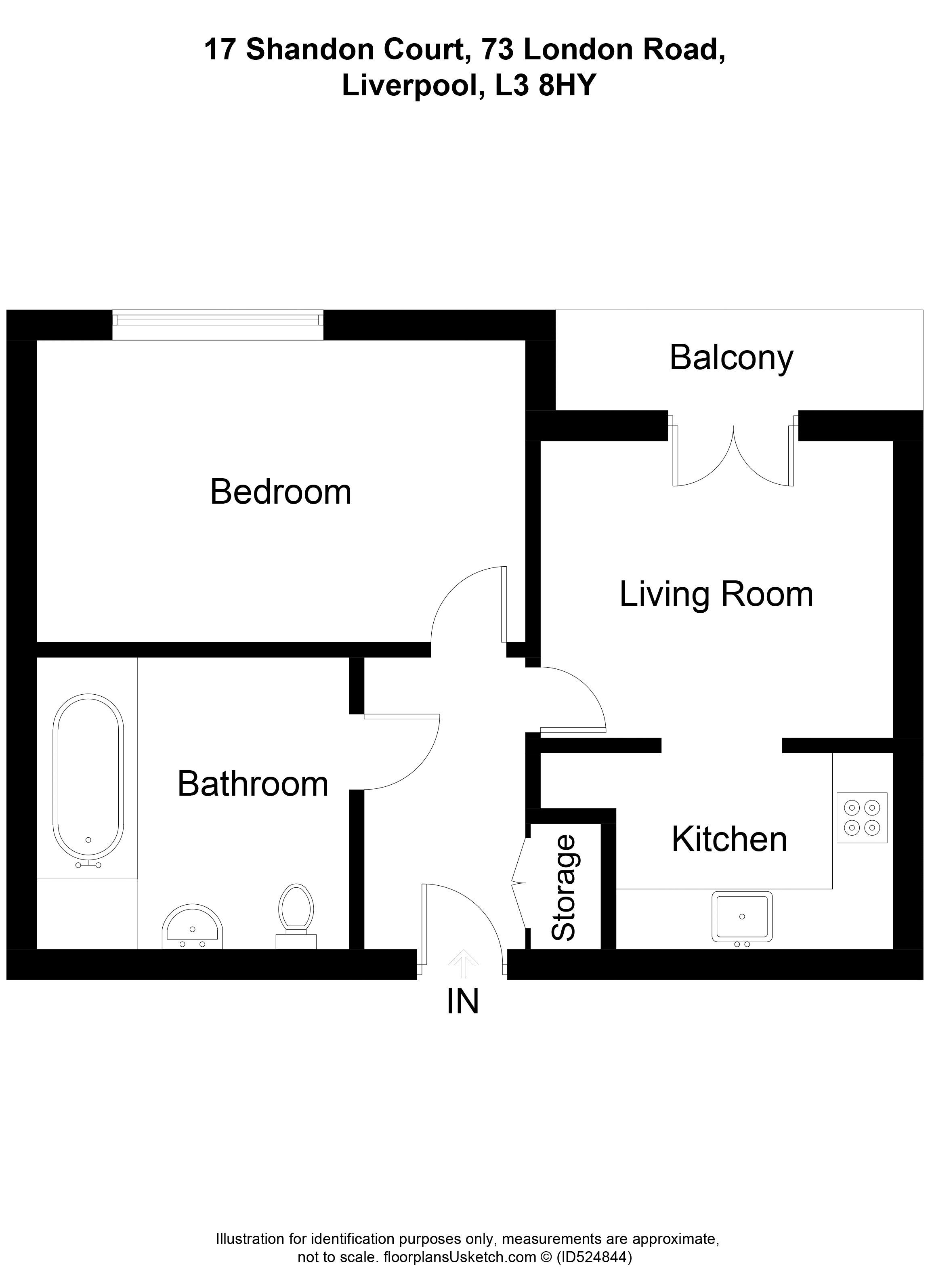 1 Bedrooms Flat to rent in London Road, Liverpool L3