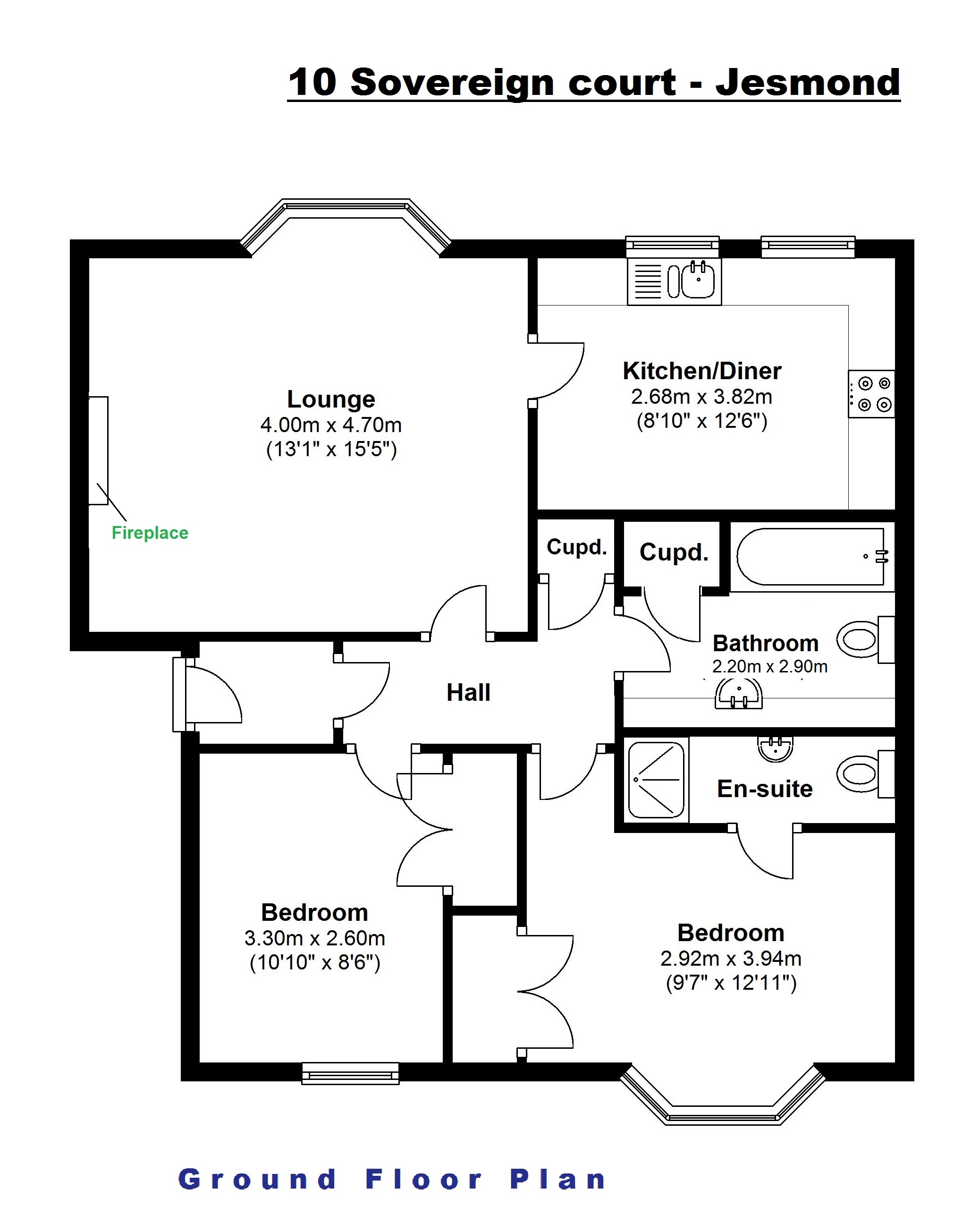 Sovereign Court, Jesmond floorplan
