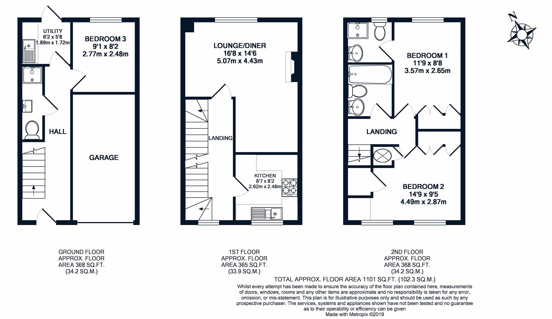 3 Bedrooms Town house for sale in Arklay Close, Hillingdon UB8