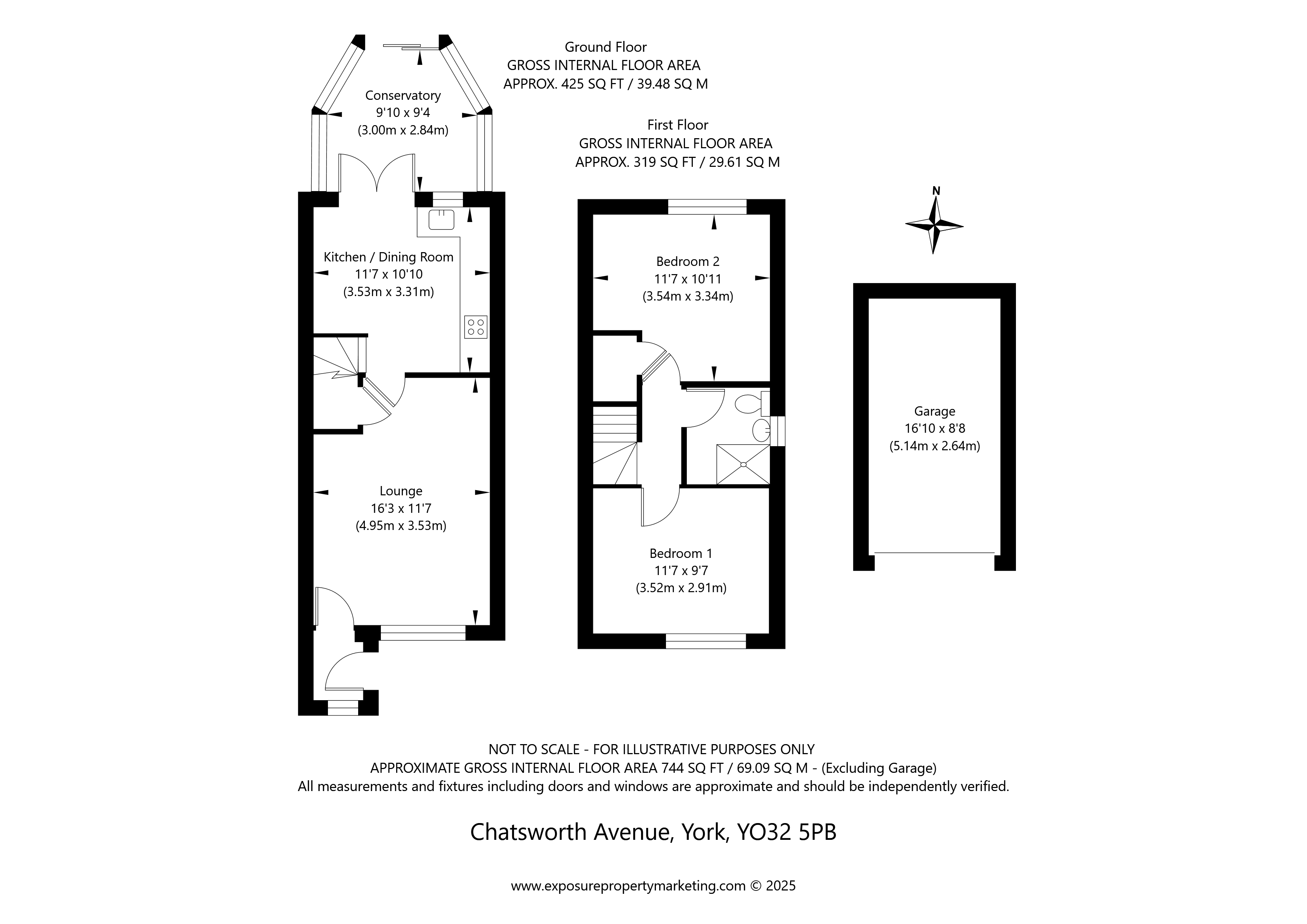 18, Chatsworth Avenue, York floorplan