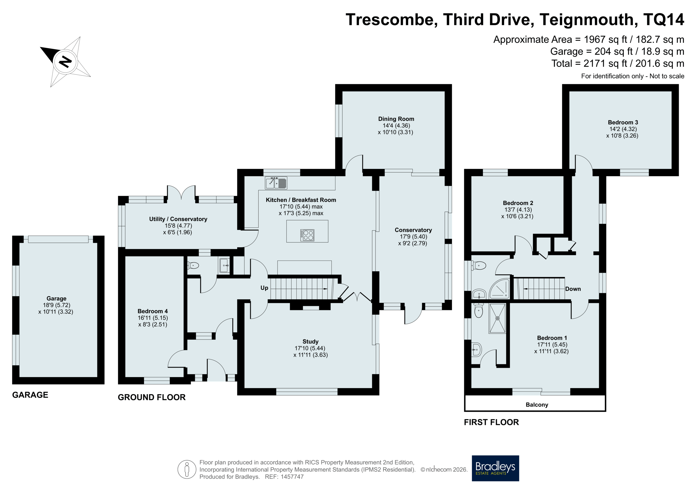 Trescombe,, Third Drive, Devon floorplan