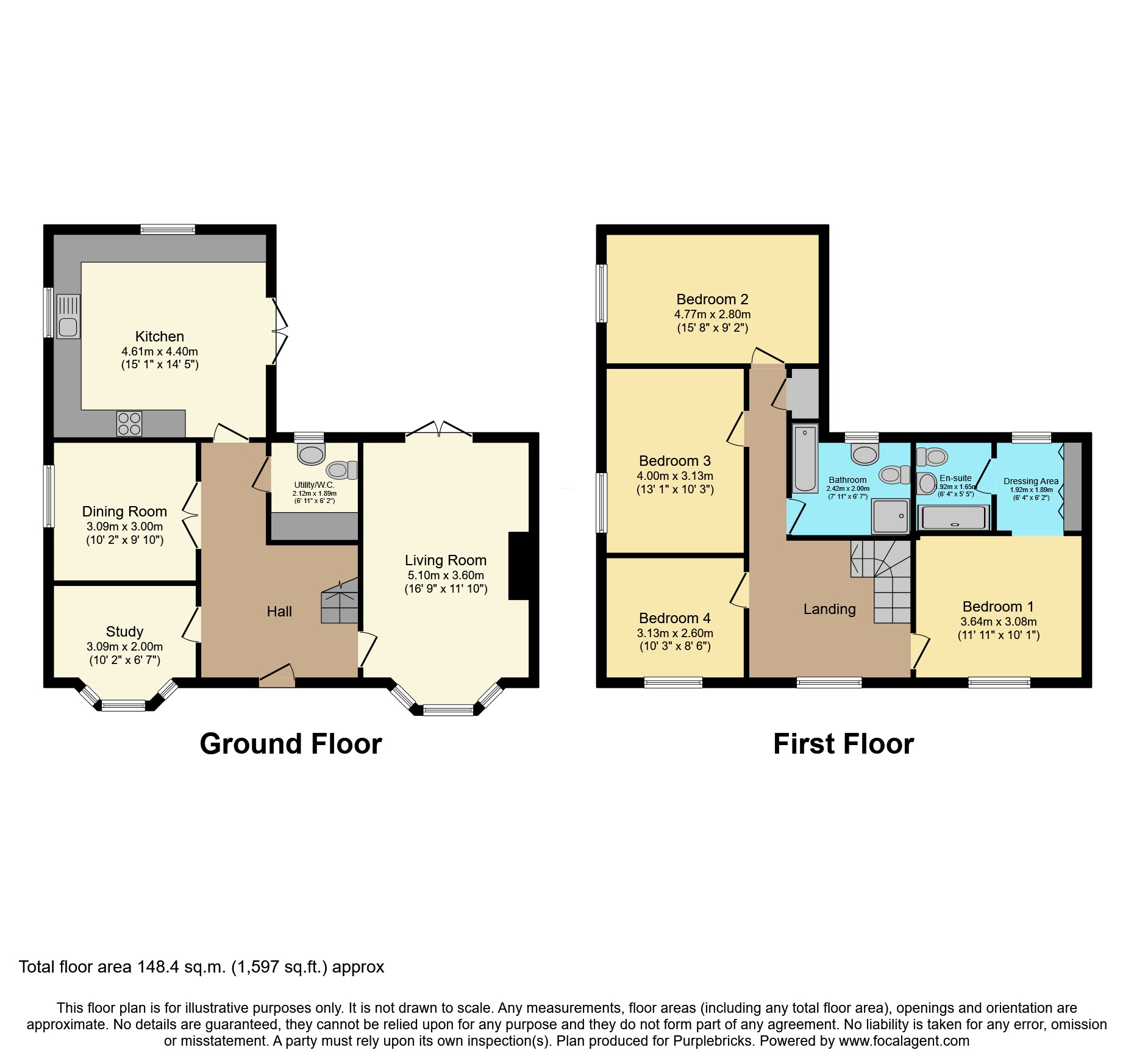 74, Windermere Drive, Corby floorplan