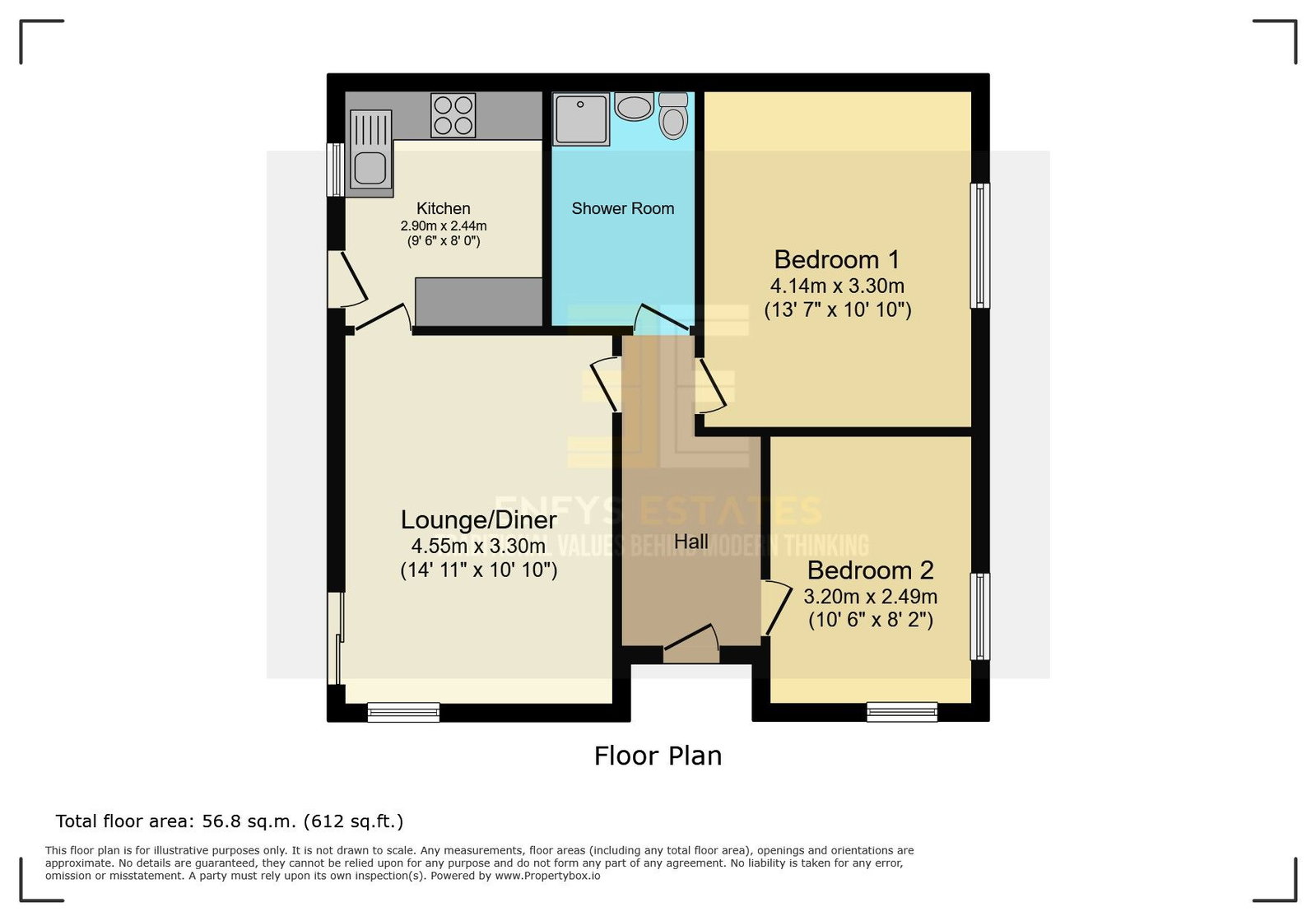 15, Maes Gweryl, Conwy floorplan