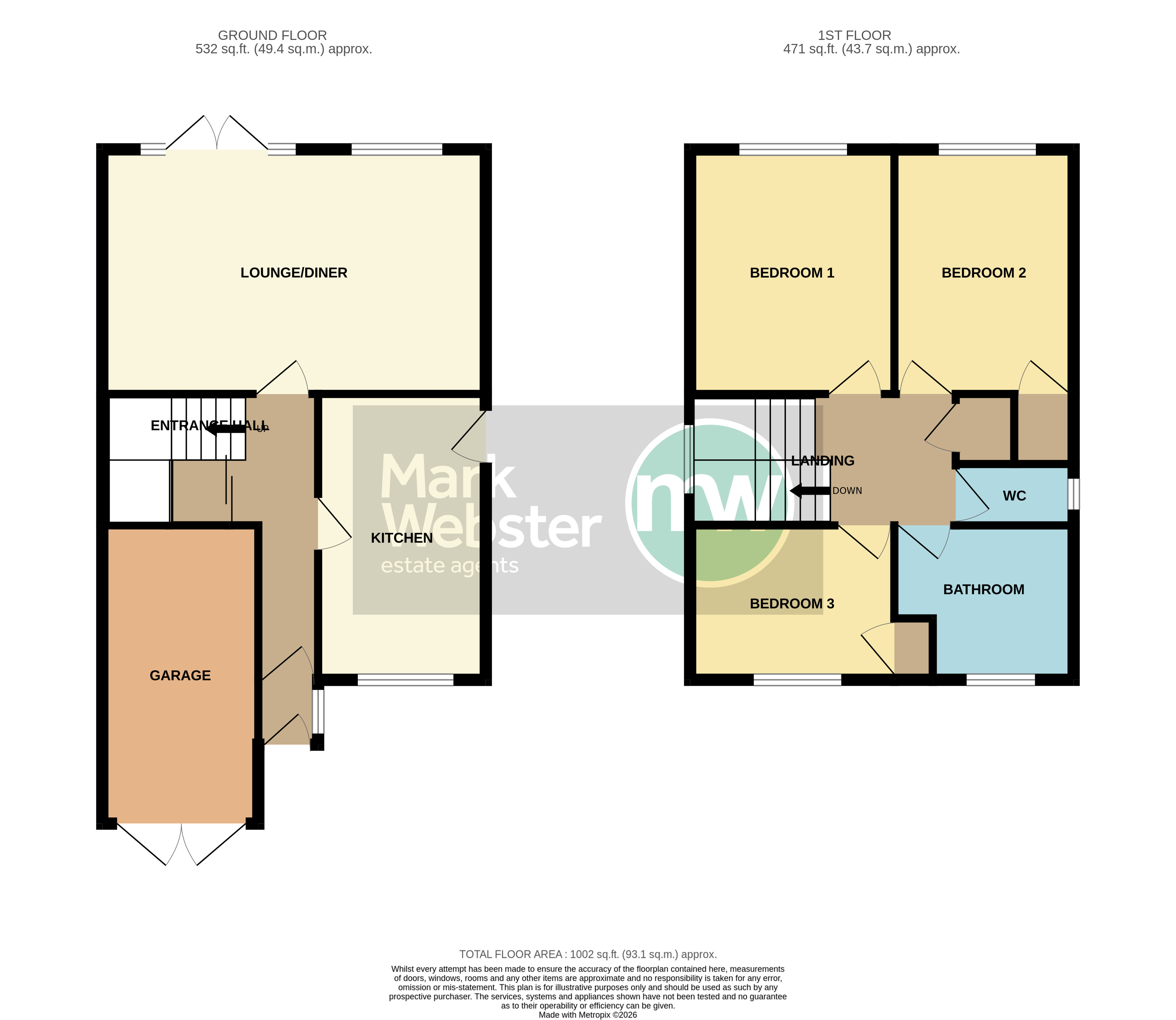 53, Witherley Road, Atherstone floorplan