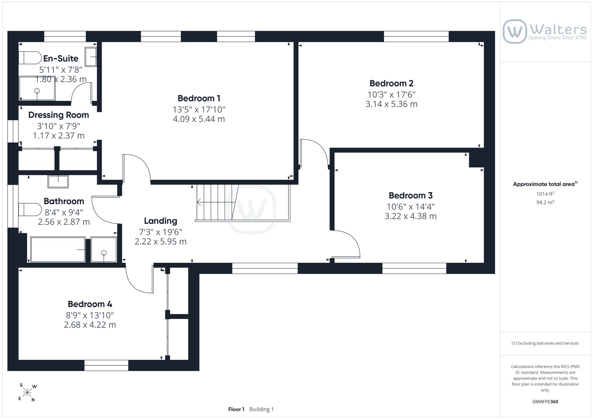 1 The Paddock, Lincoln floorplan