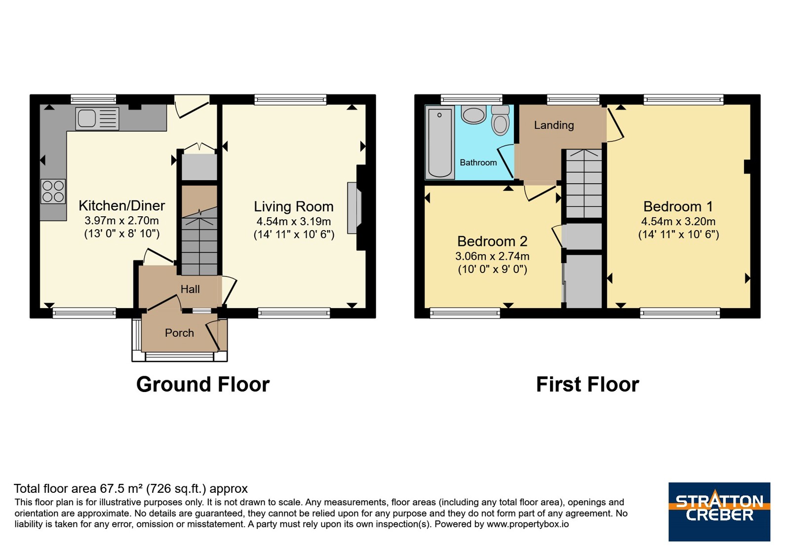3 Caradon Heights,, Darite, Cornwall floorplan