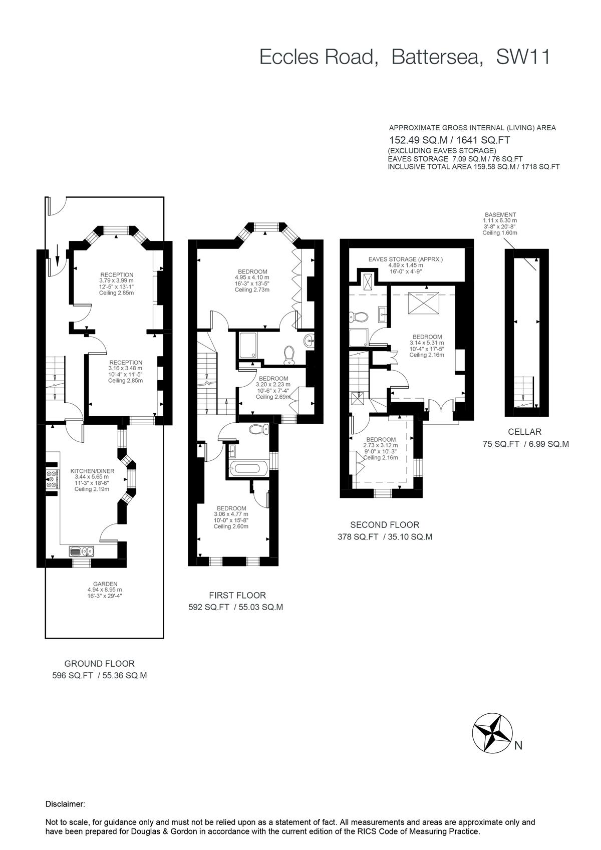 Eccles Road, London SW11, 5 bedroom terraced house for sale 61757616