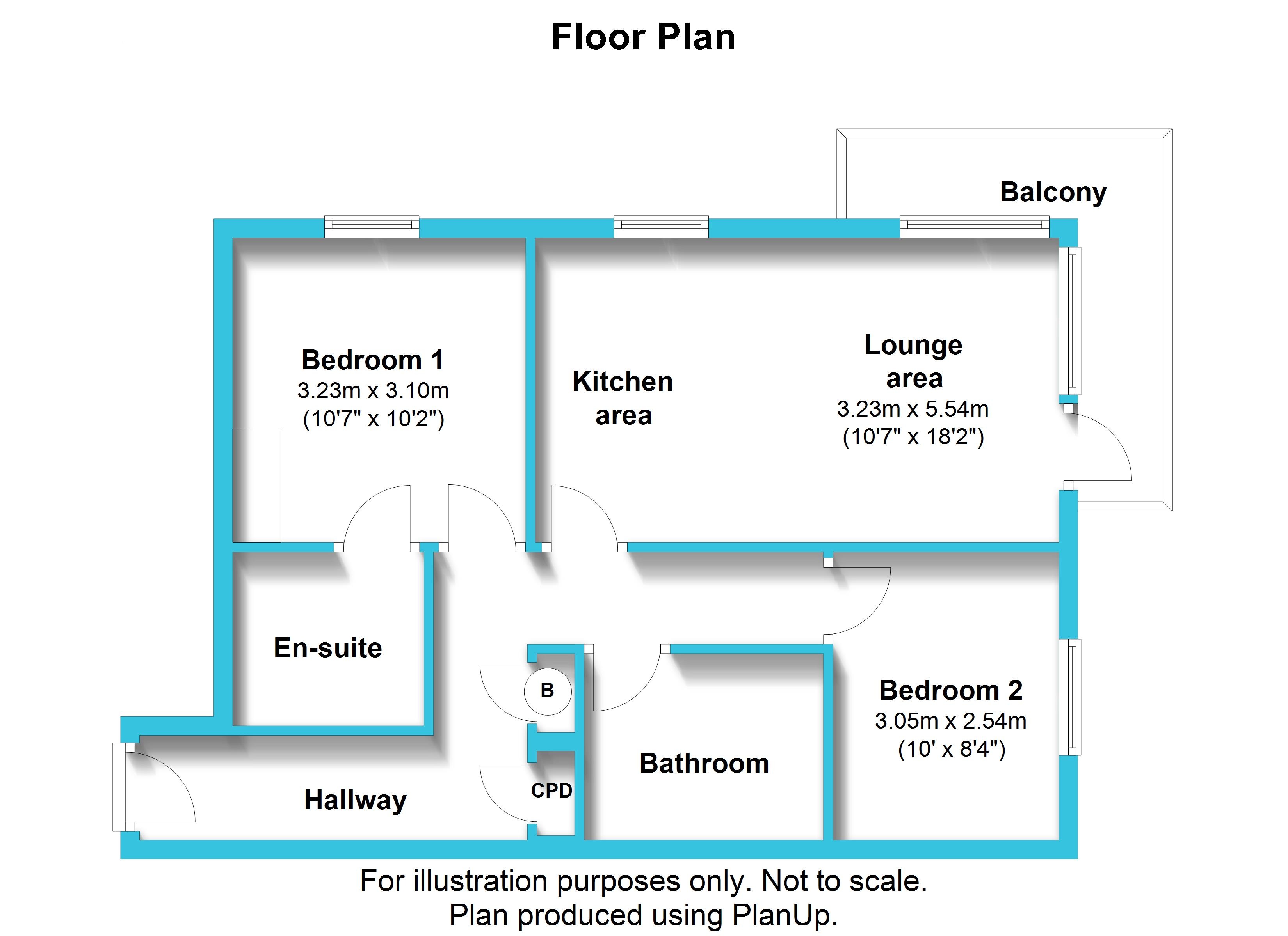 Flat 34, Velocity West, 5, City Walk, West Yorkshire floorplan