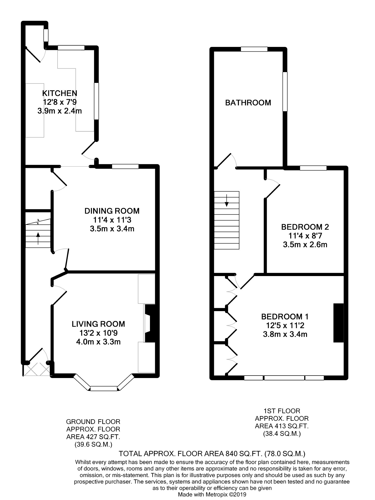 2 Bedrooms Terraced house for sale in Toronto Terrace, Lewes, East Sussex BN7