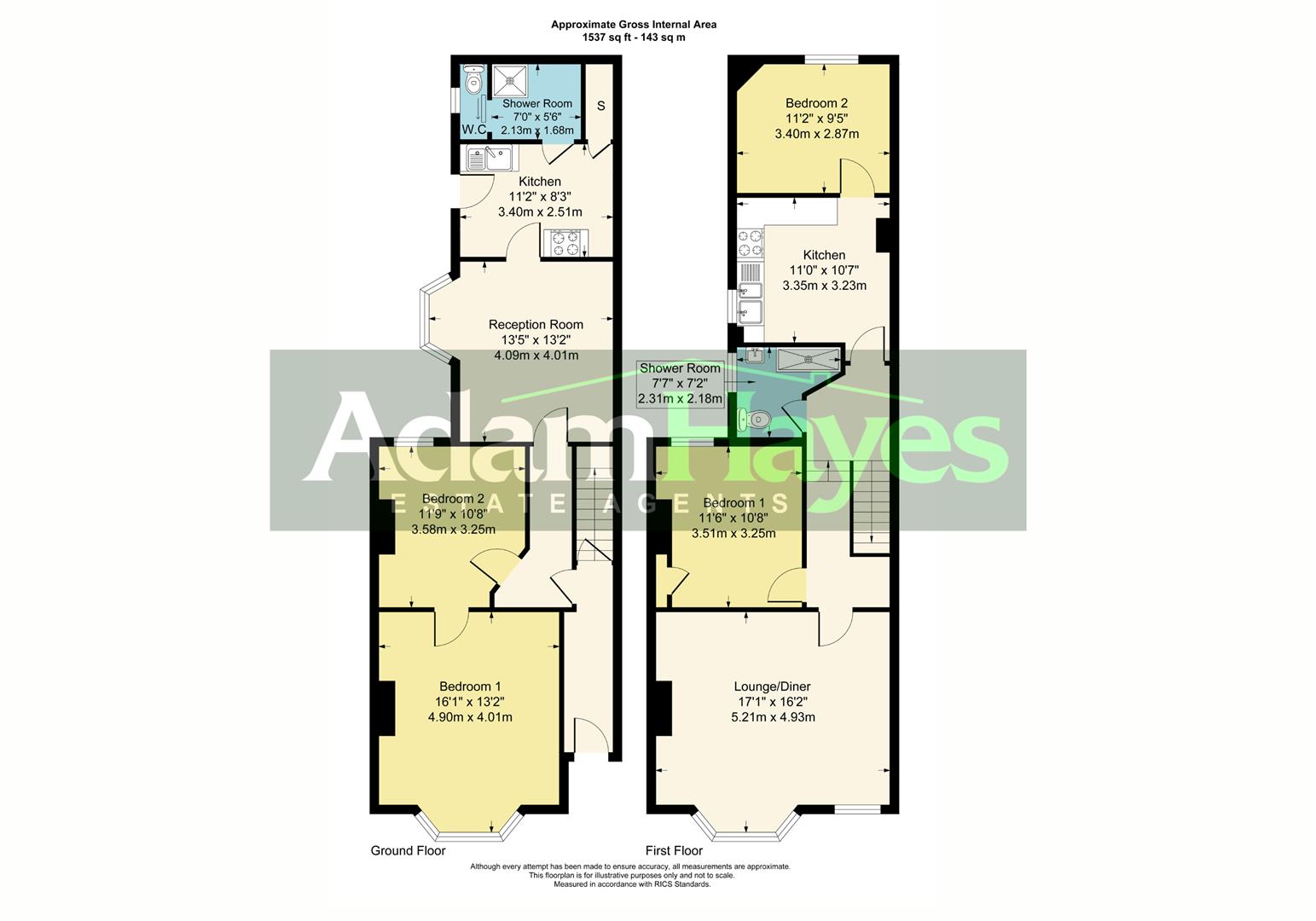 3, Hertford Road, East Finchley floorplan