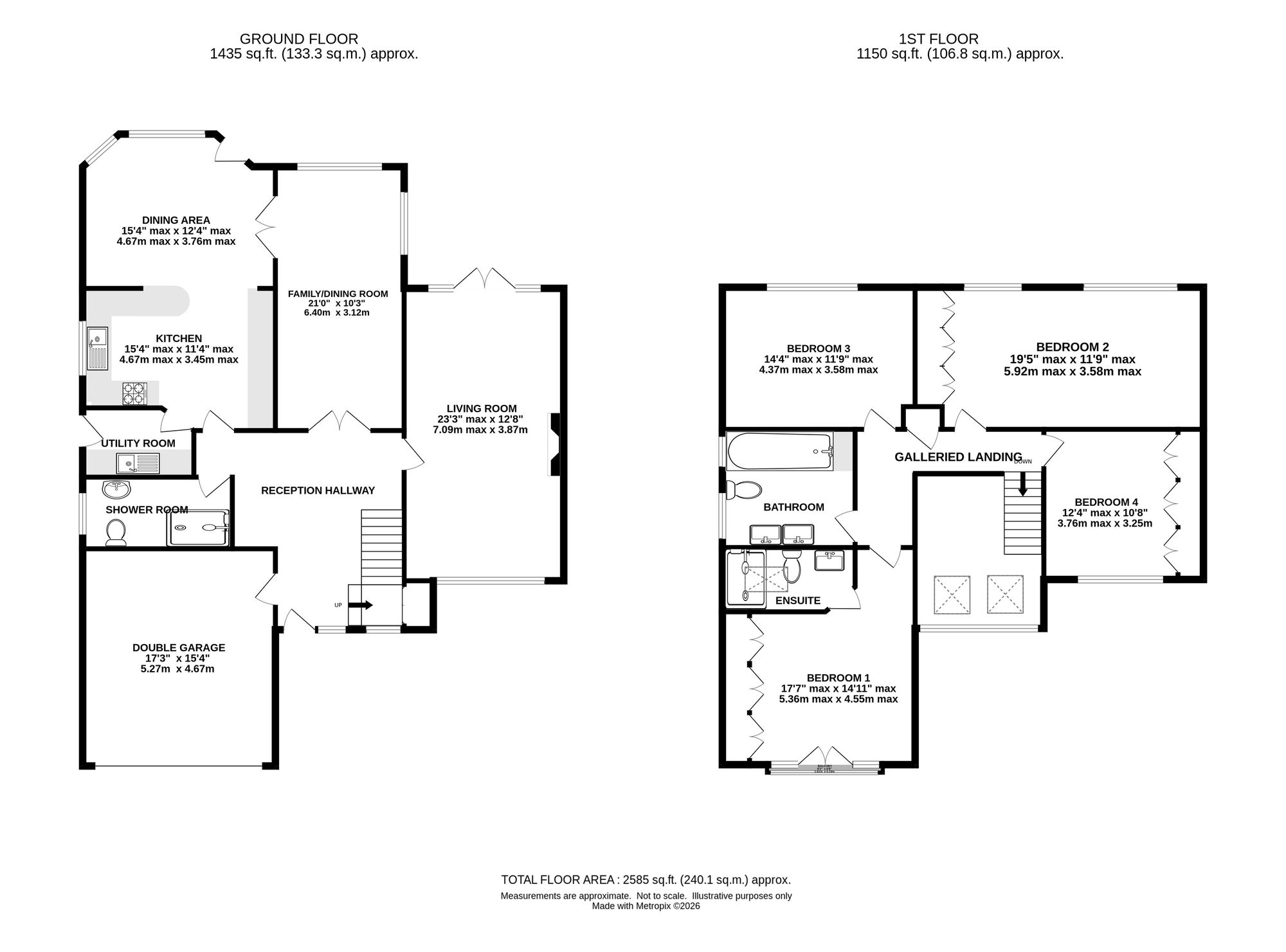 9 Oakleigh, Knutsford floorplan