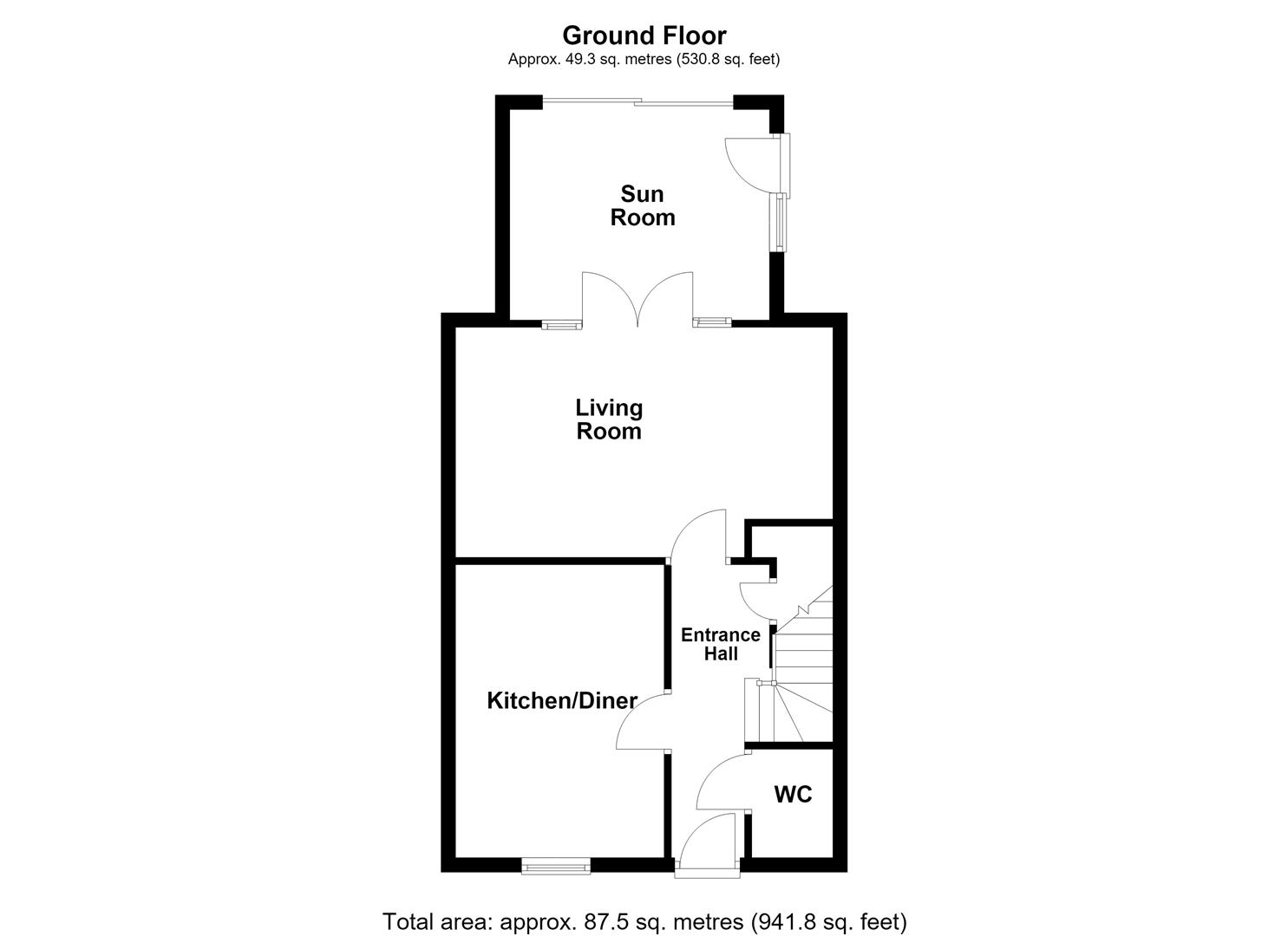 9, Cadley Hill Close, Ossett floorplan