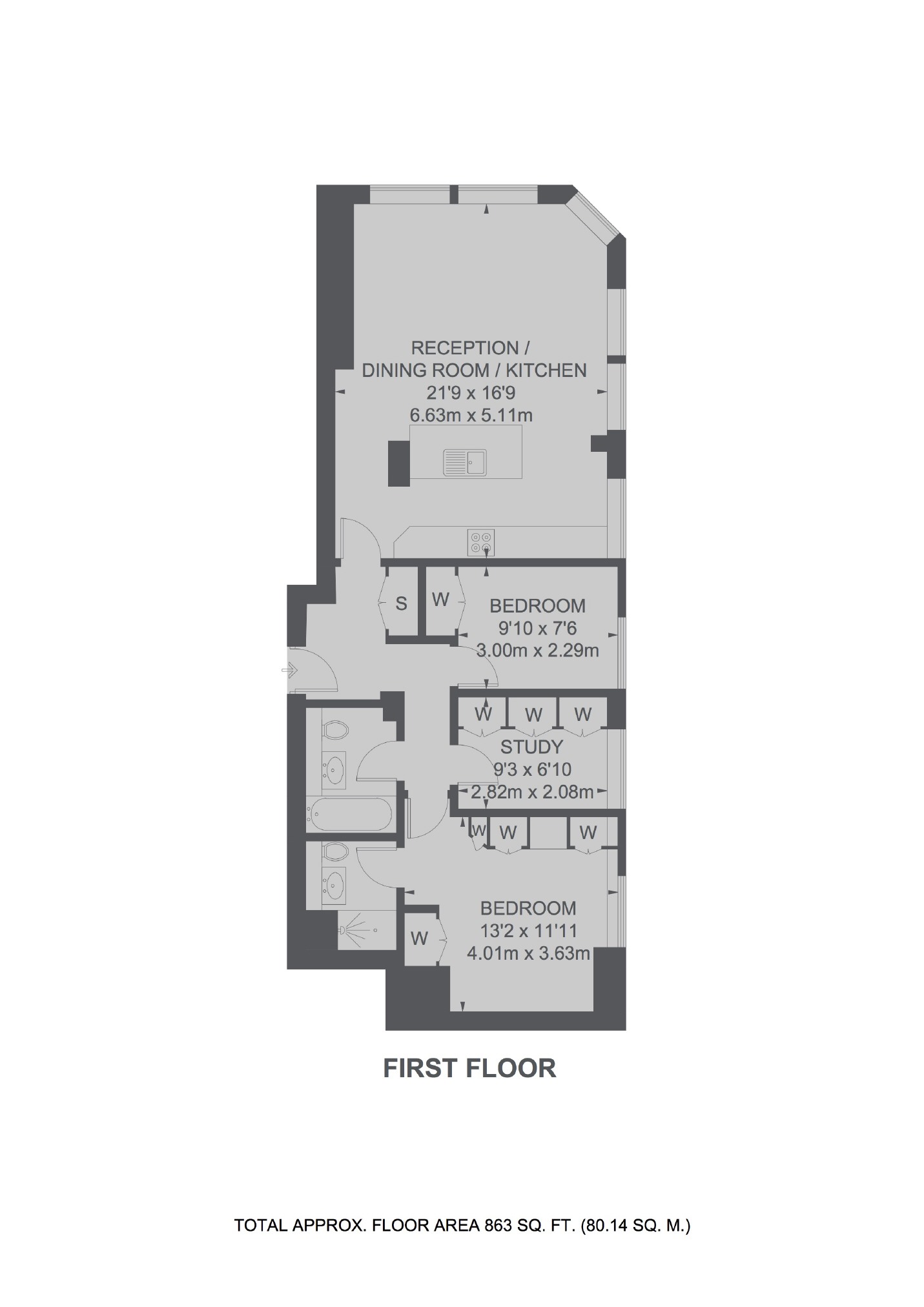 Flat 4, 20, Lambs Conduit Street, London floorplan