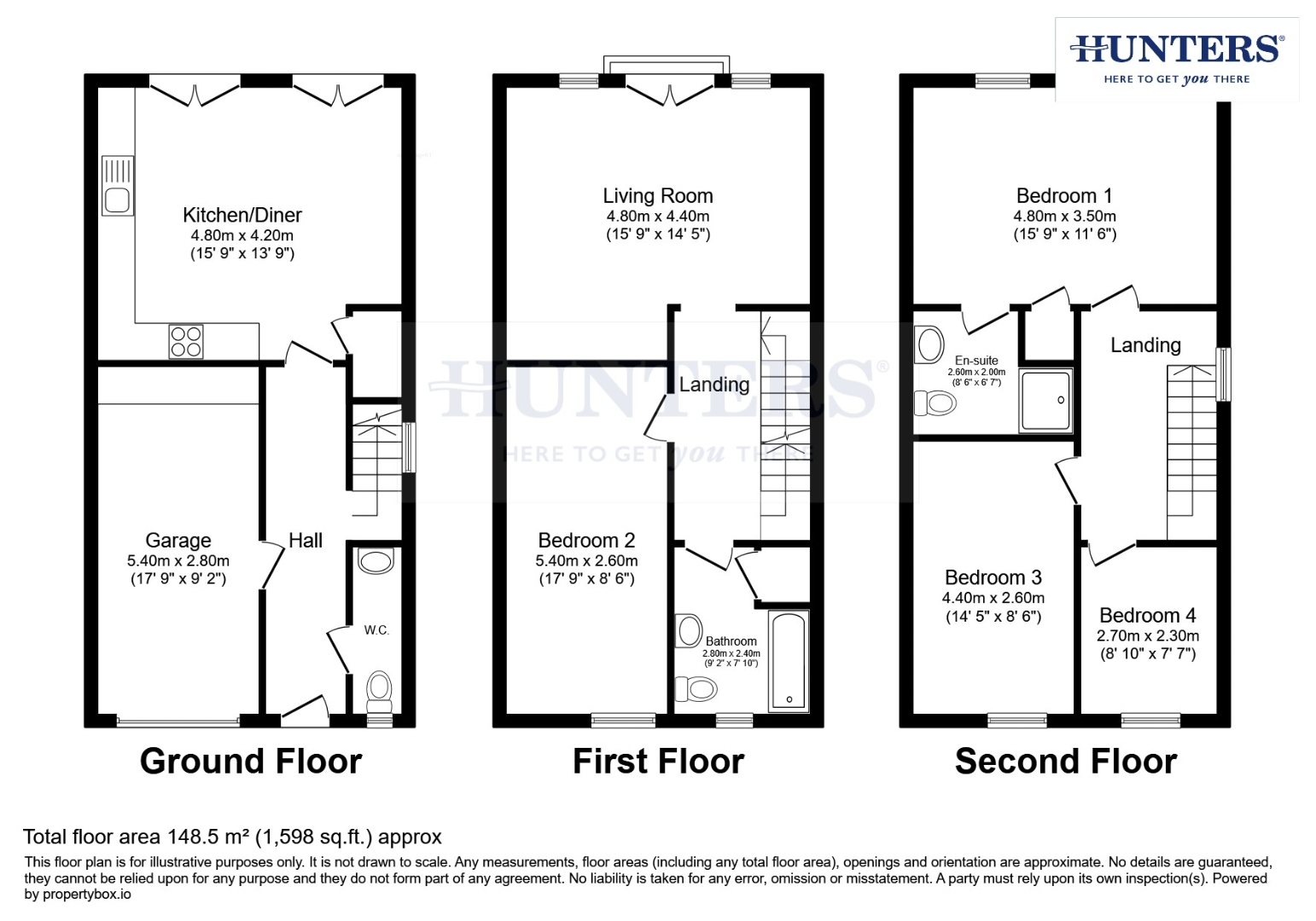 18, William Court, York floorplan