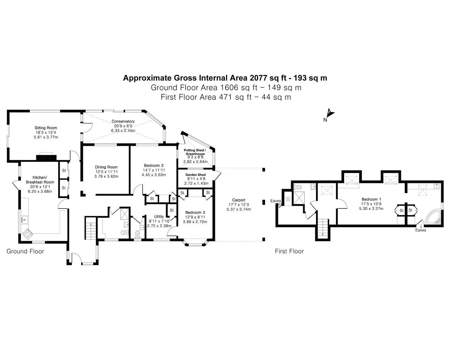 Lynwood, Newton Abbot floorplan
