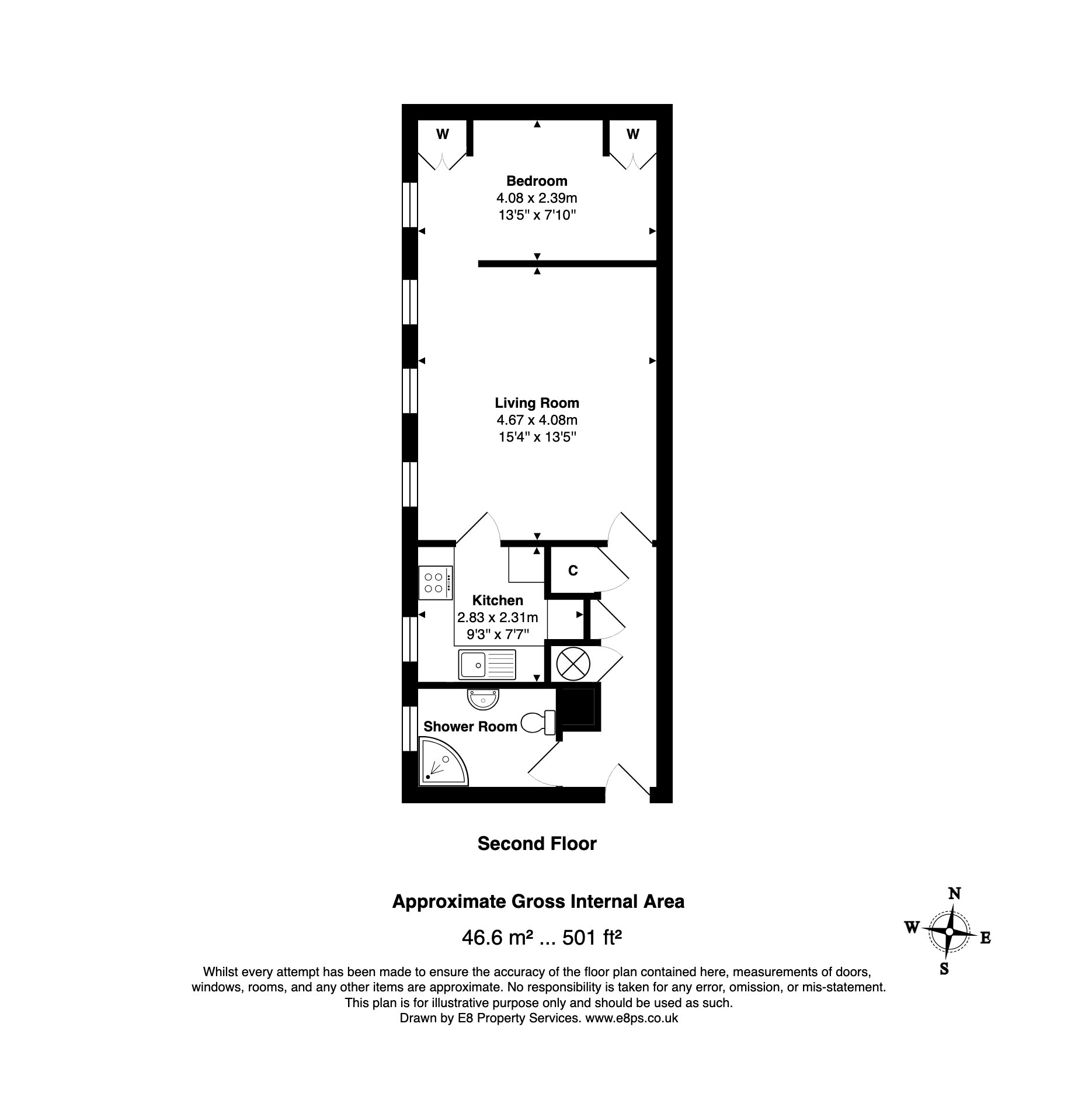 Woodstock Road, Oxford floorplan