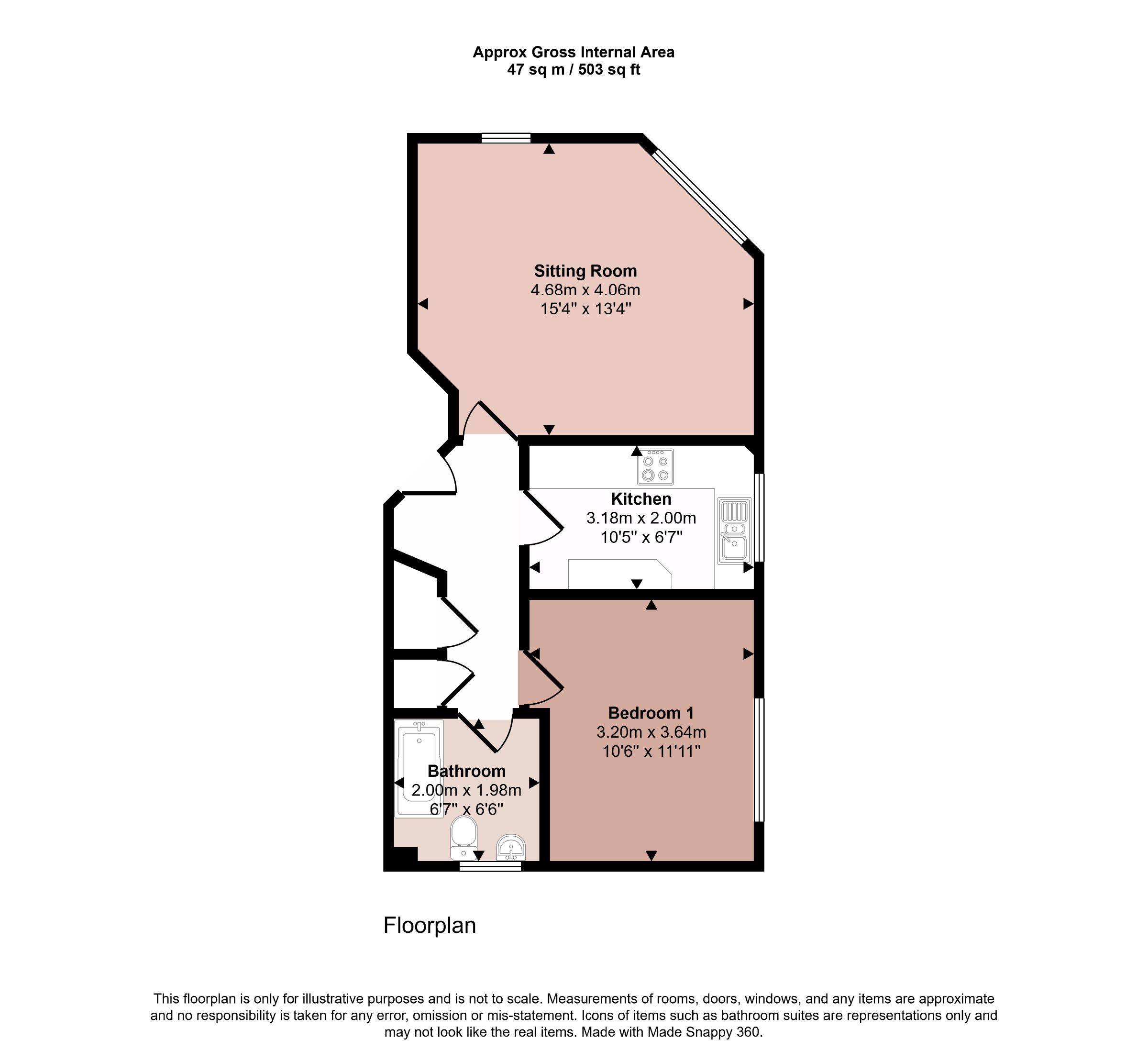 4 Casson House, Knaresborough floorplan
