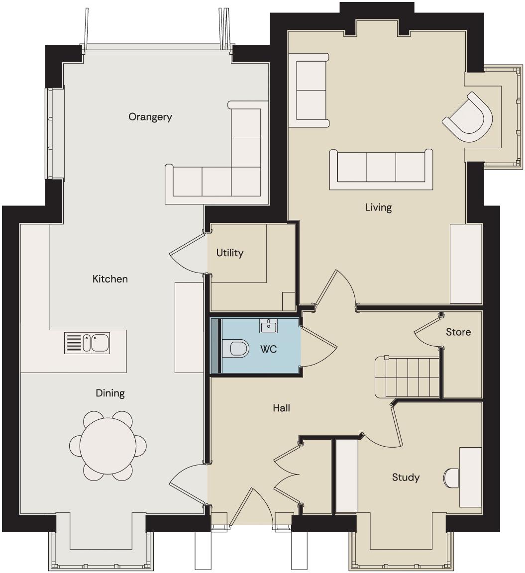 Plot 73 Rockingham, Ferriby High Road, North Ferriby floorplan